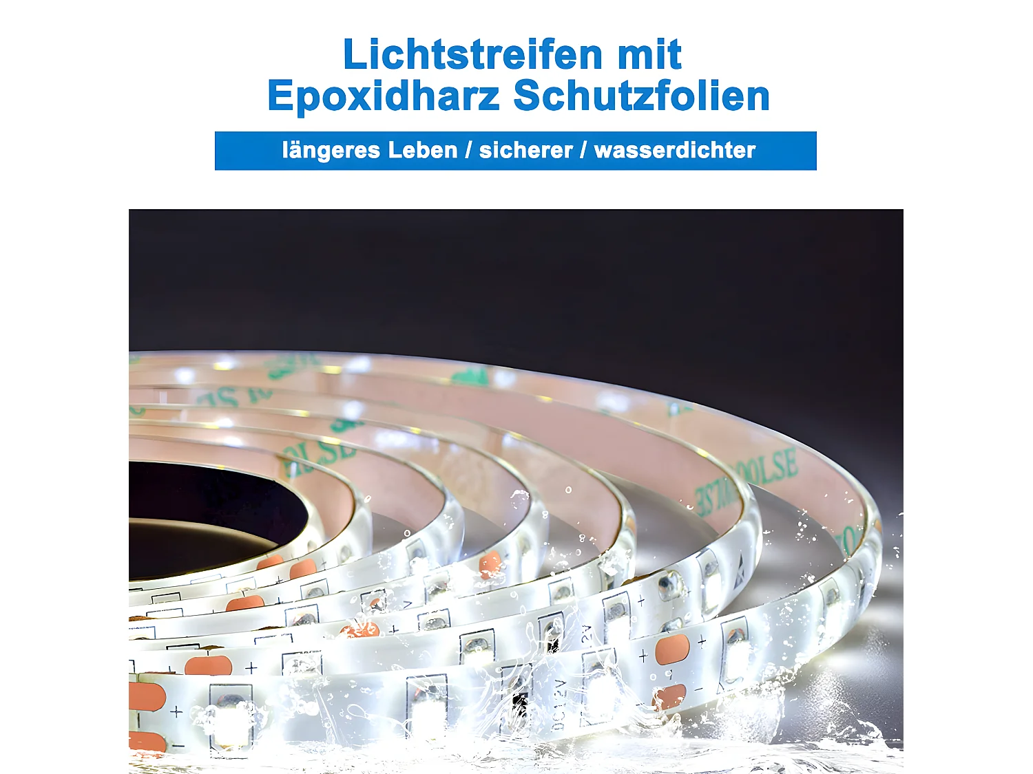 AICA LED Badspiegel Rund 50cm Beschlagfrei Kaltweiß Dimmbar Memory-Funktion