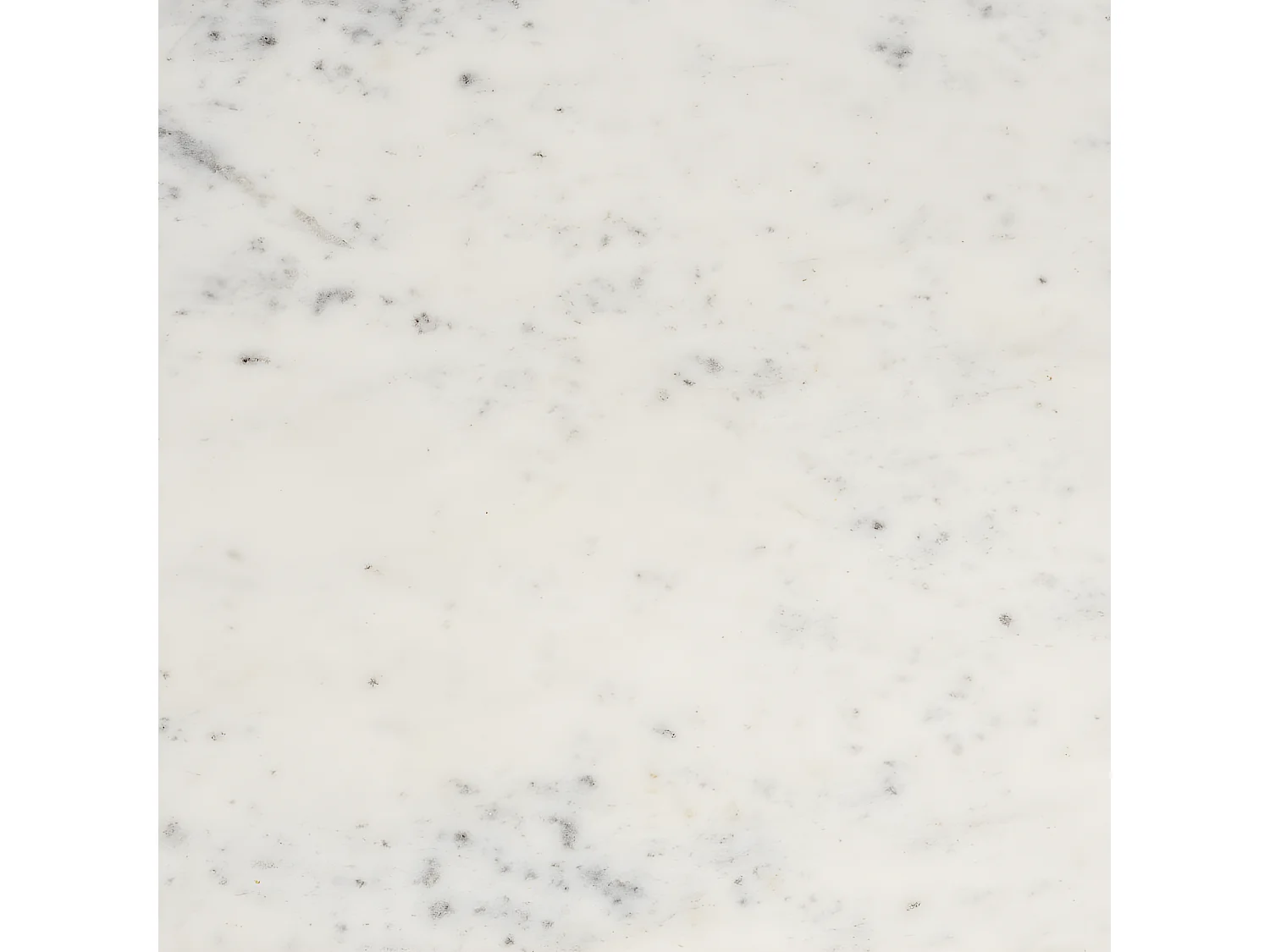 Tanda - Table d'appoint organique en marbre et bois 37x56cm - Bois foncé et blanc