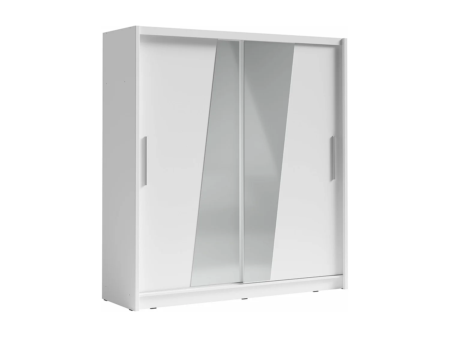SCHIEBETÜRENSCHRANK Bergamo weiß 205 cm / 62,5 cm / 215 cm