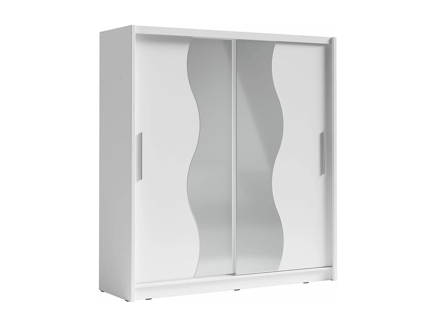 SCHIEBETÜRENSCHRANK Bergamo weiß 205 cm / 62,5 cm / 215 cm
