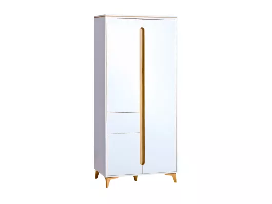 Kauf Unique KLEIDERSCHRANK Gapi brilliantweiß / Bergesche 90 / 52 / 199cm