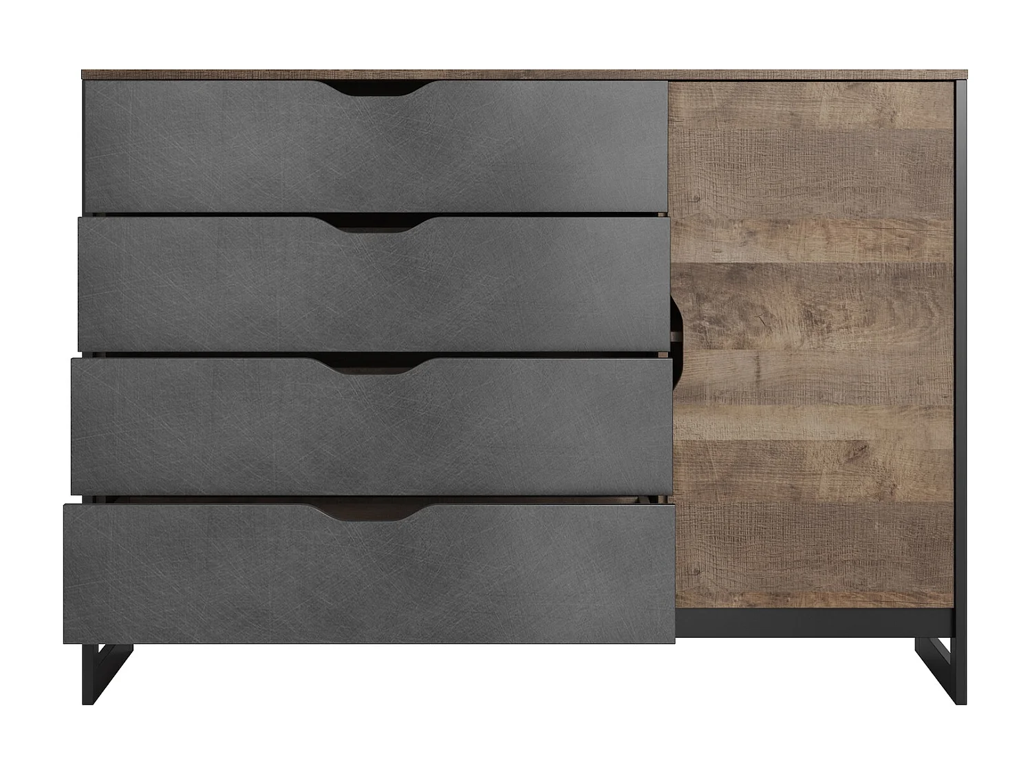 SIDEBOARD Arden Sand Grange Eiche - matera 138 cm / 39 cm / 99 cm