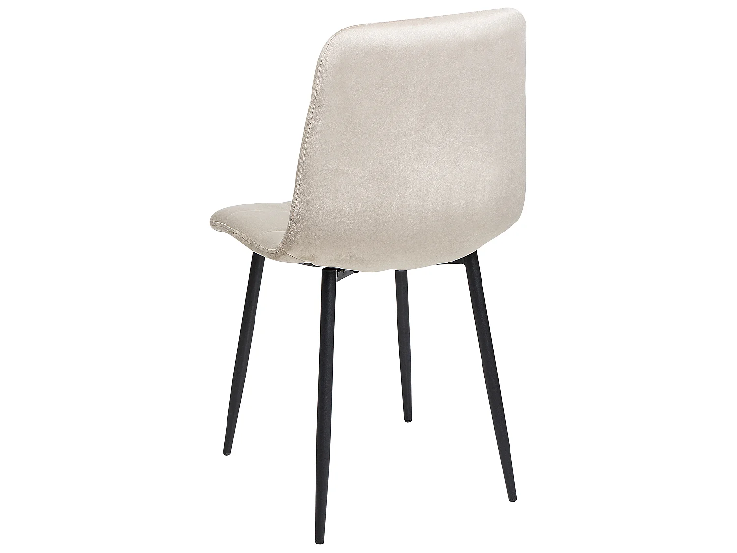 Lot de 4 chaises de salle à manger POWELL Velours Beige