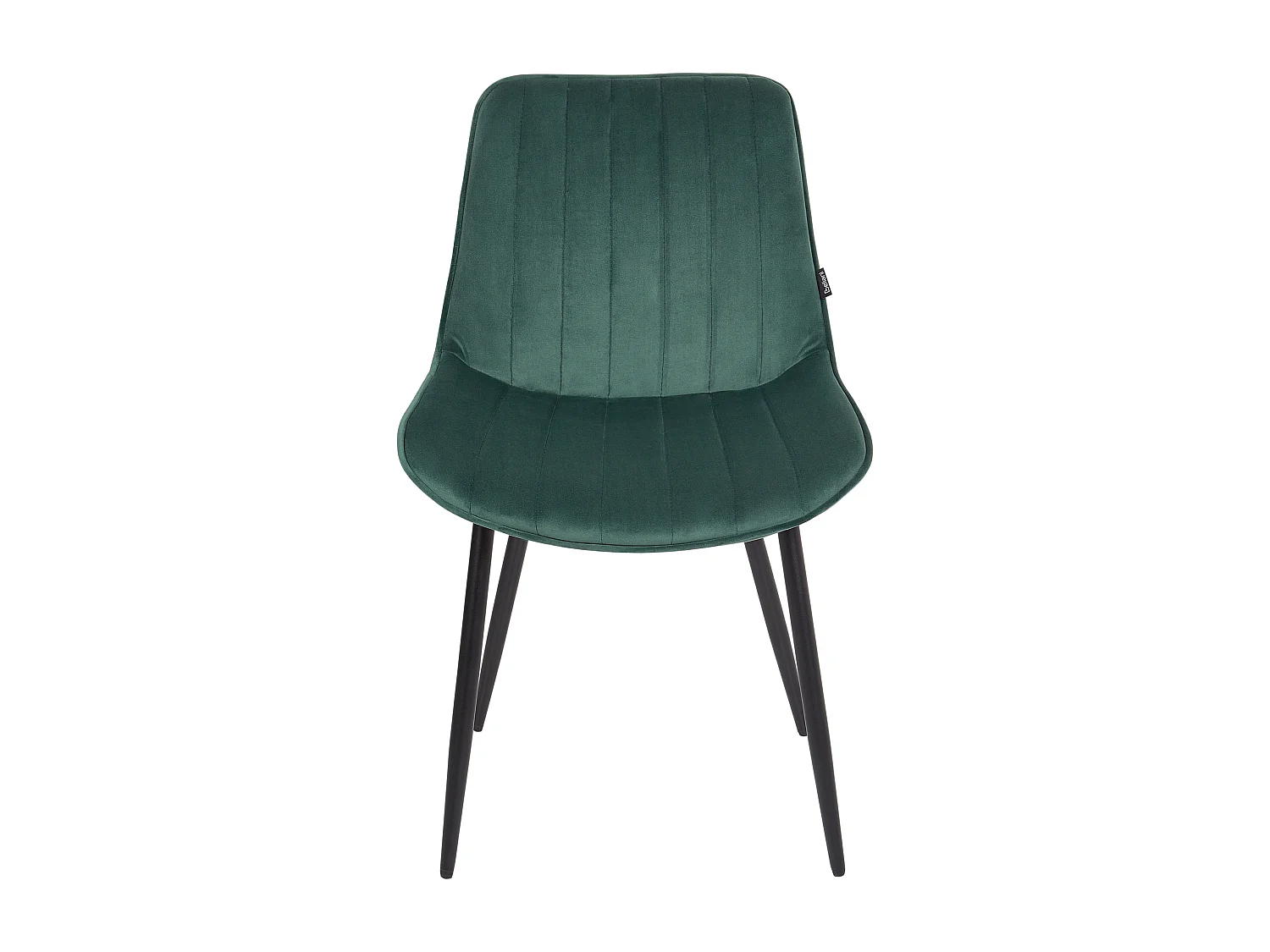 Lot de 2 chaises de salle à manger DUBROVNIK Velours Vert émeraude