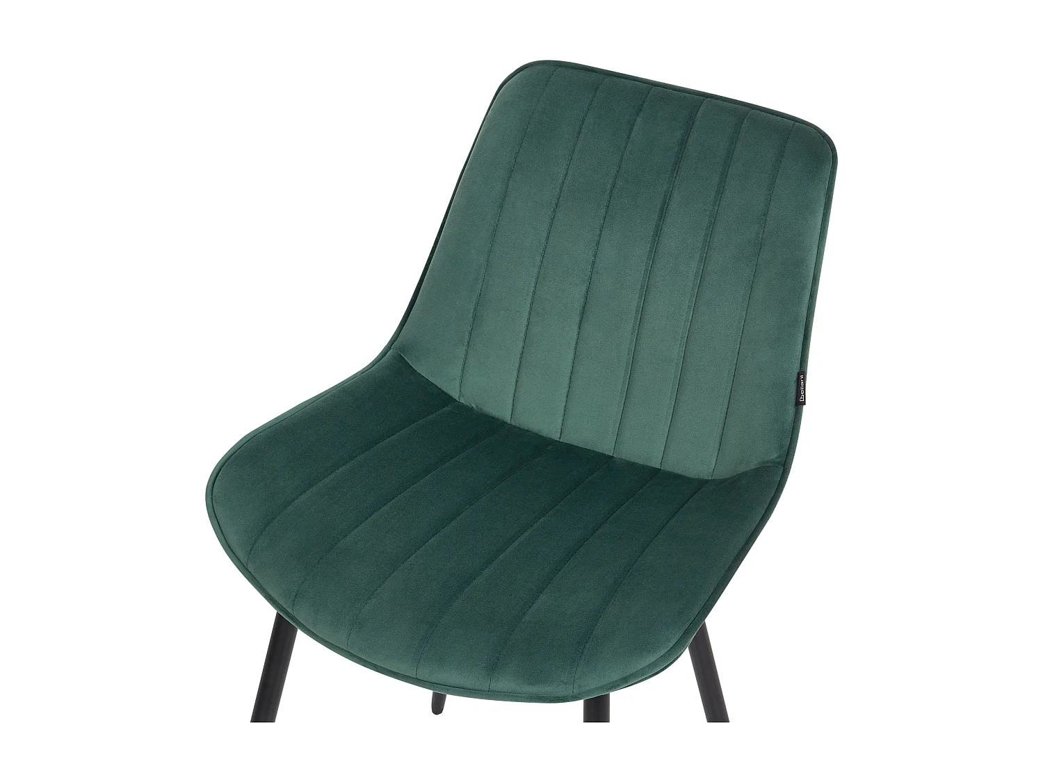 Lot de 2 chaises de salle à manger DUBROVNIK Velours Vert émeraude