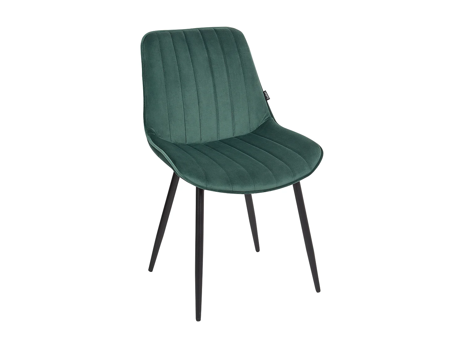 Lot de 2 chaises de salle à manger DUBROVNIK Velours Vert émeraude