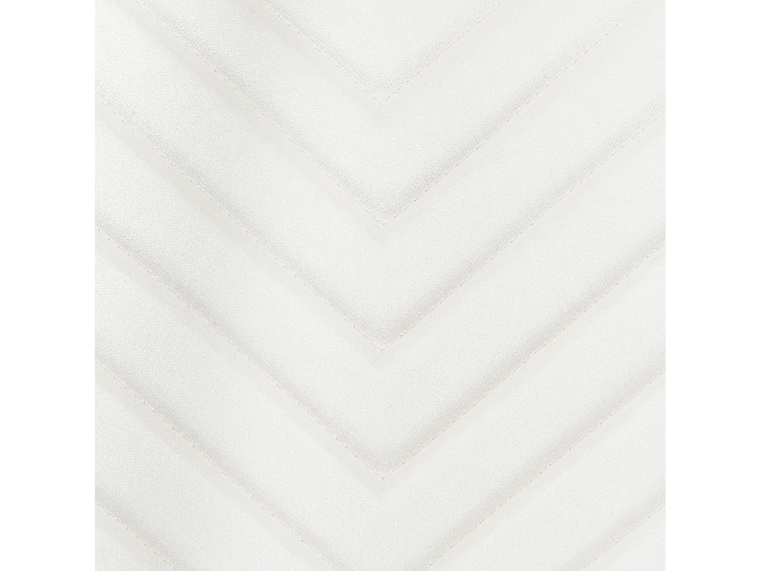 Lot de 4 chaises de salle à manger HAVRE Velours Blanc cassé