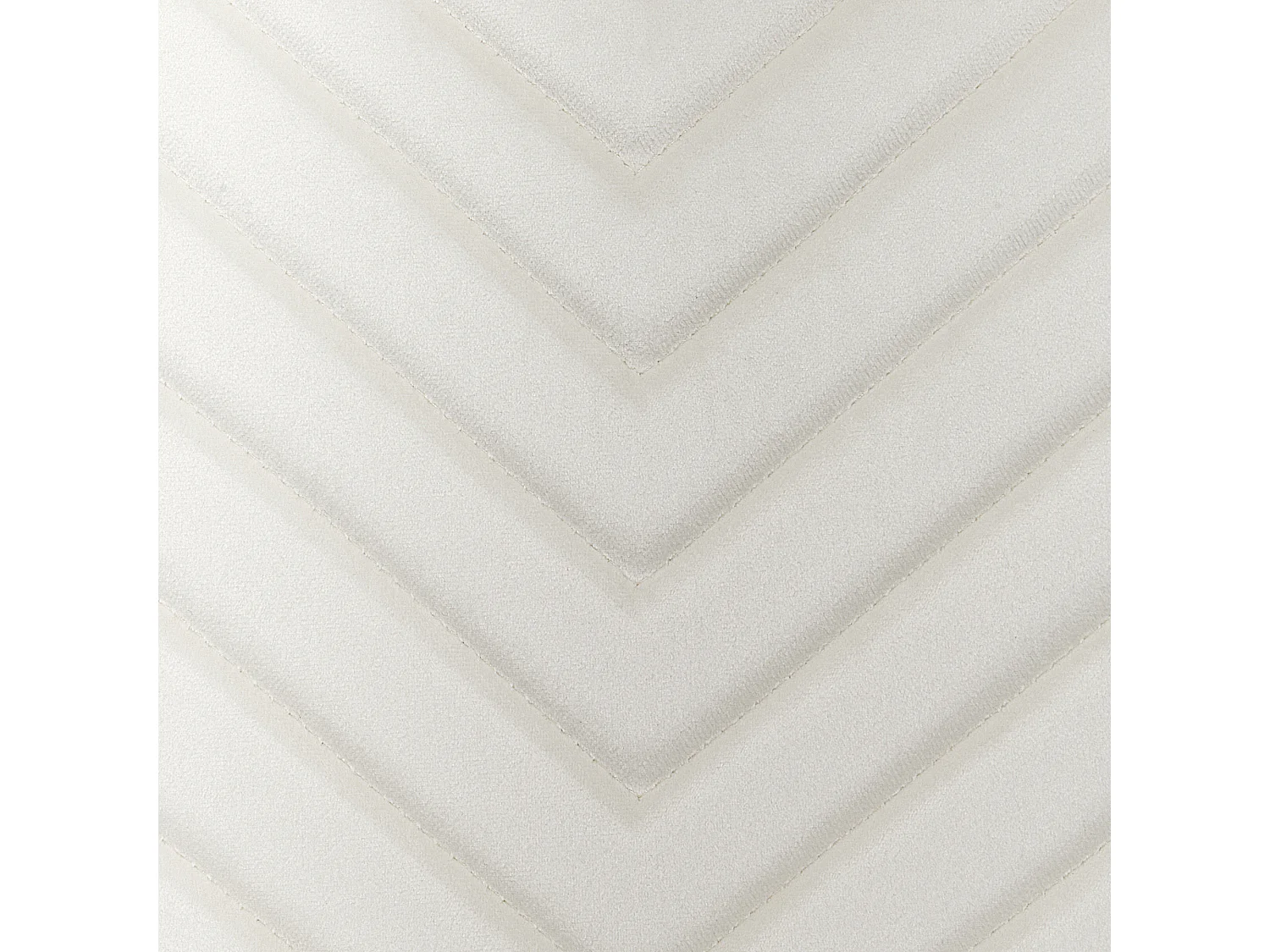 Lot de 4 chaises de salle à manger HAVRE Velours Blanc cassé