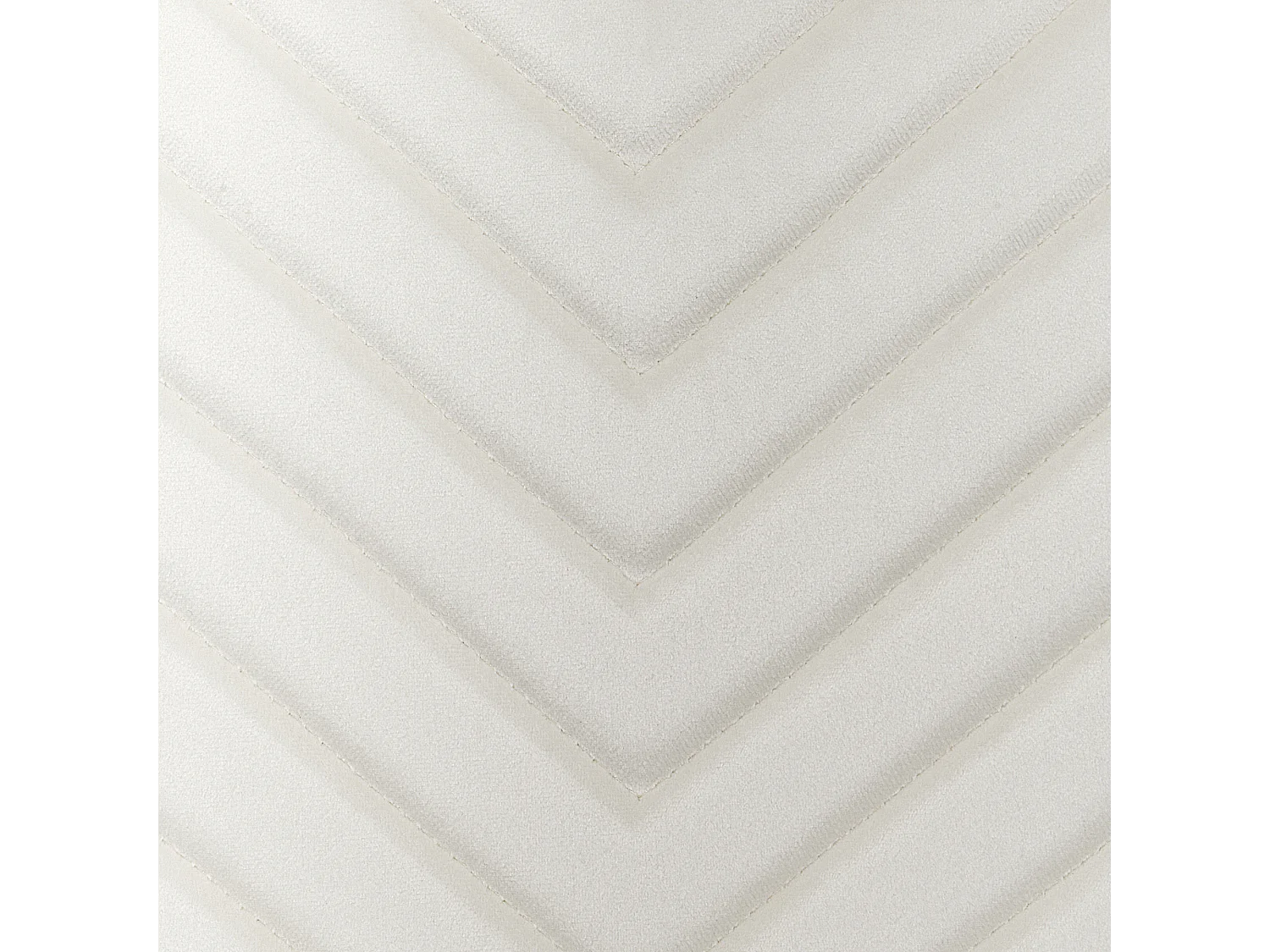 Lot de 4 chaises de salle à manger HAVRE Velours Blanc cassé