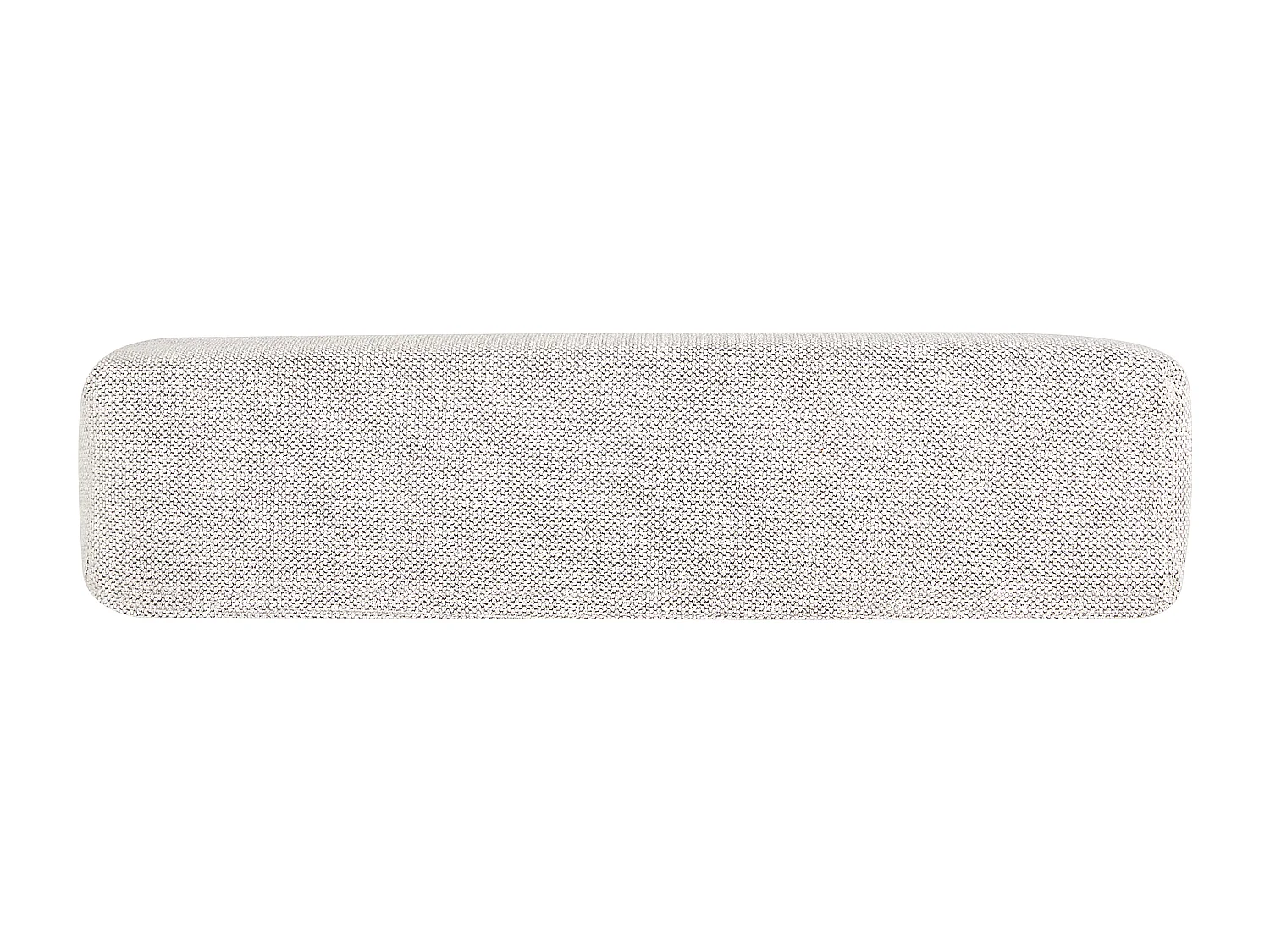 Chaise longue NIORT Tissu Blanc cassé