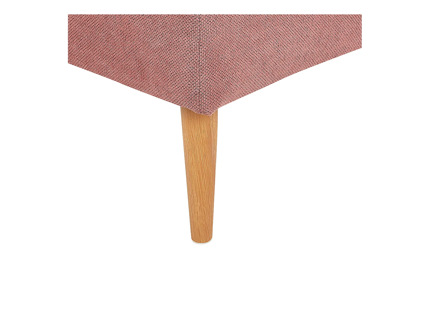 Chaise longue NIORT Tissu Rose