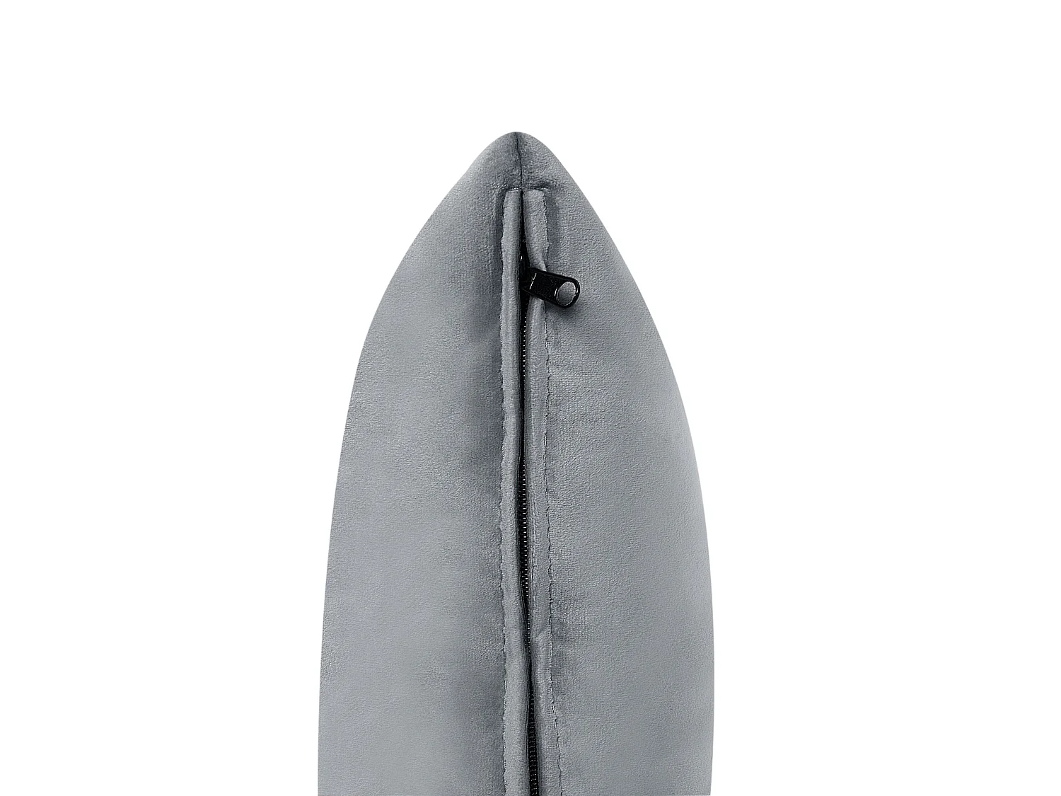 Left-Hand Chaise Longue IVRY Velvet Grey