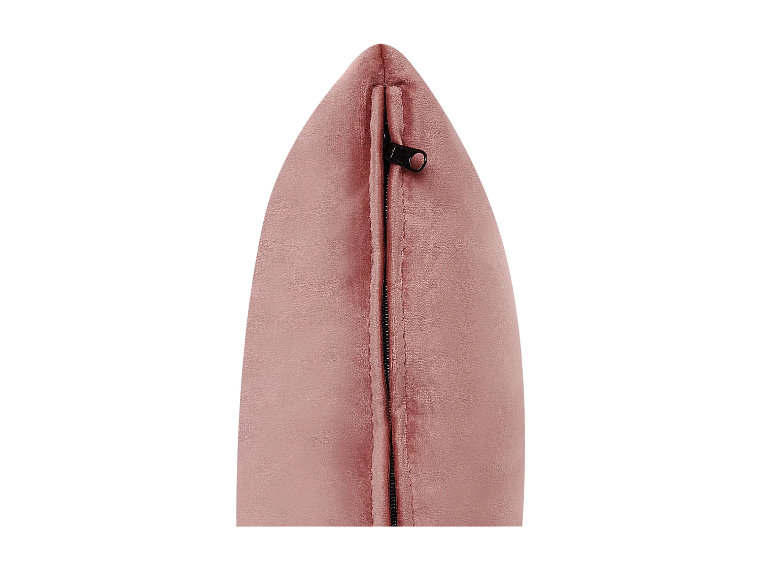 Linkszijdige chaise longue IVRY Fluweel Roze