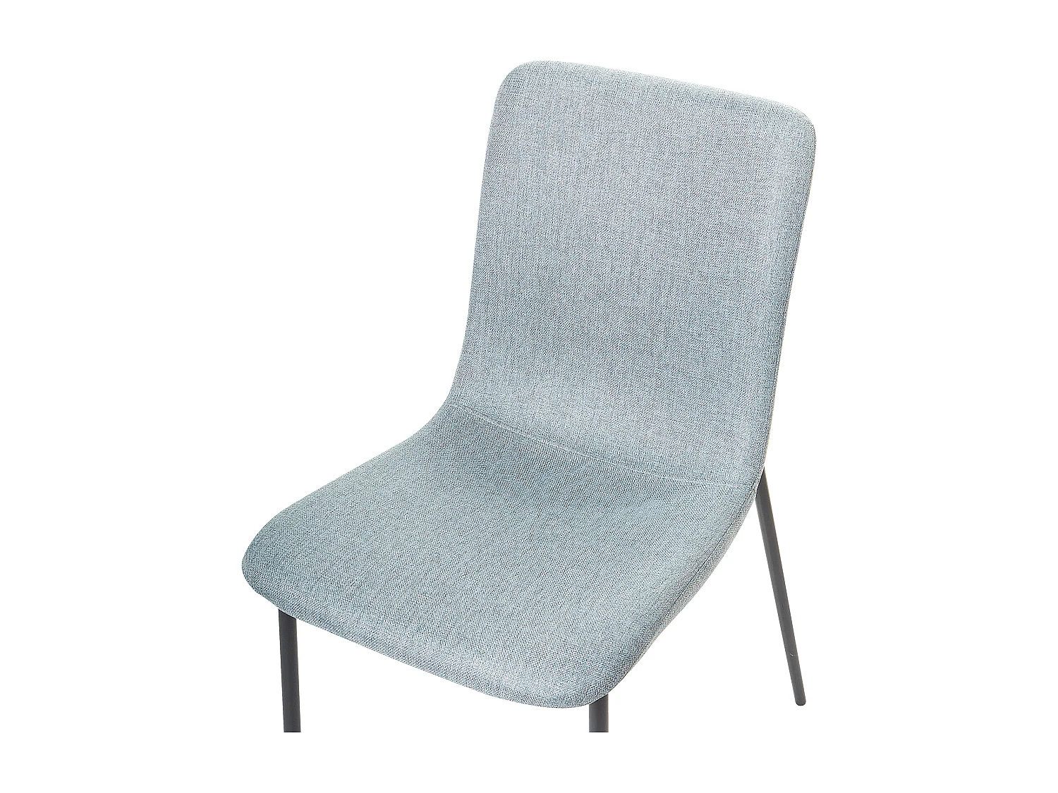 Set van 4 eetkamerstoelen GLENDIVE Lichtblauw