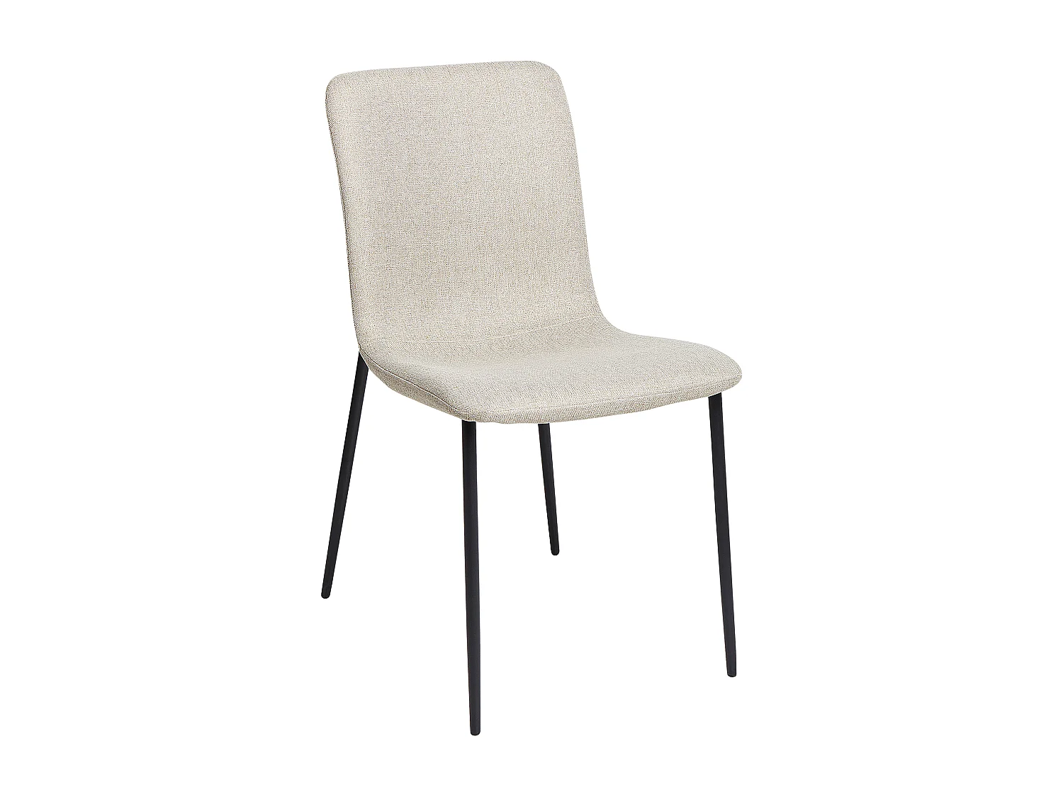 Lot de 4 chaises de salle à manger GLENDIVE Beige clair