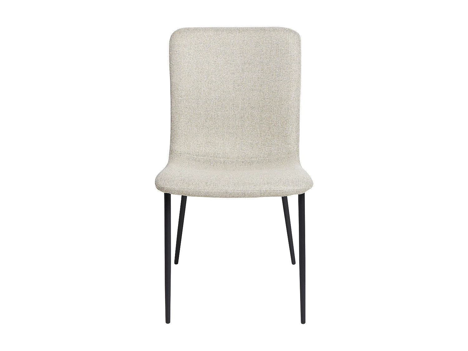 Lot de 4 chaises de salle à manger GLENDIVE Beige clair