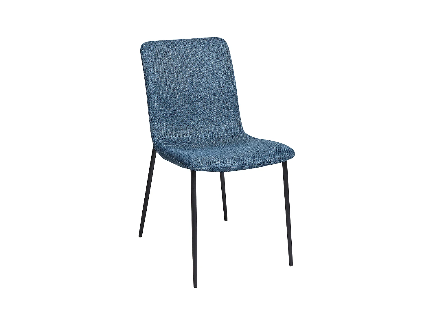 Set van 4 eetkamerstoelen GLENDIVE Donkerblauw