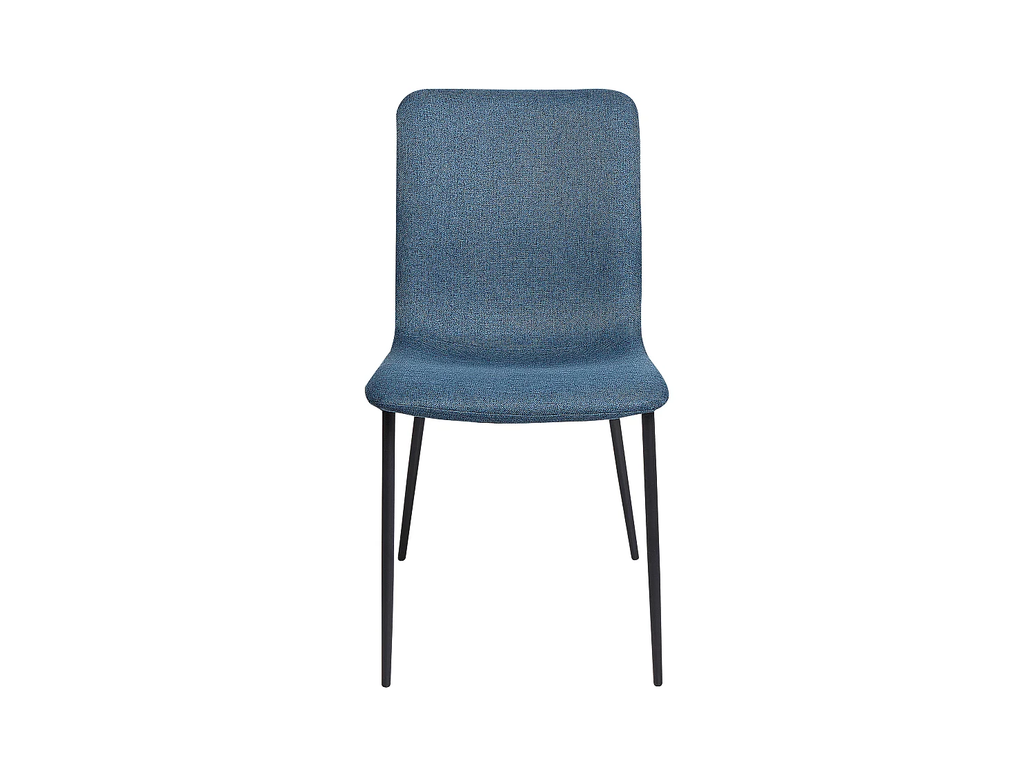 Set van 4 eetkamerstoelen GLENDIVE Donkerblauw