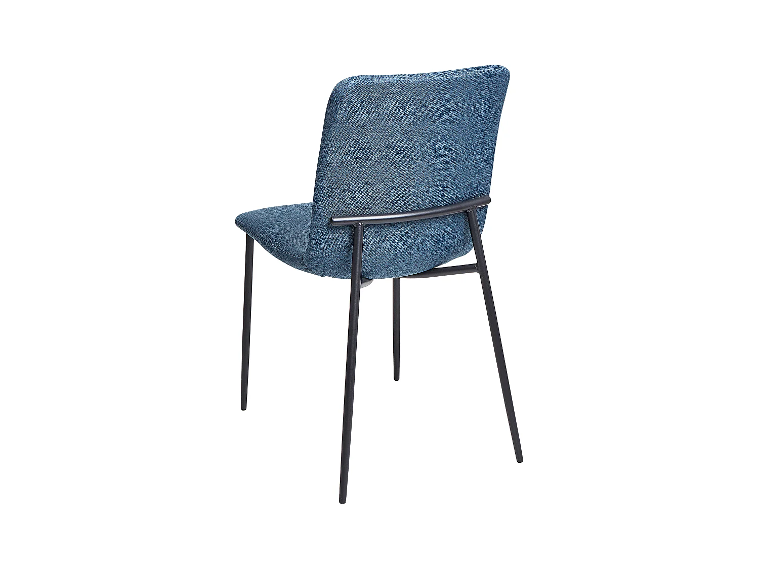 Set van 4 eetkamerstoelen GLENDIVE Donkerblauw