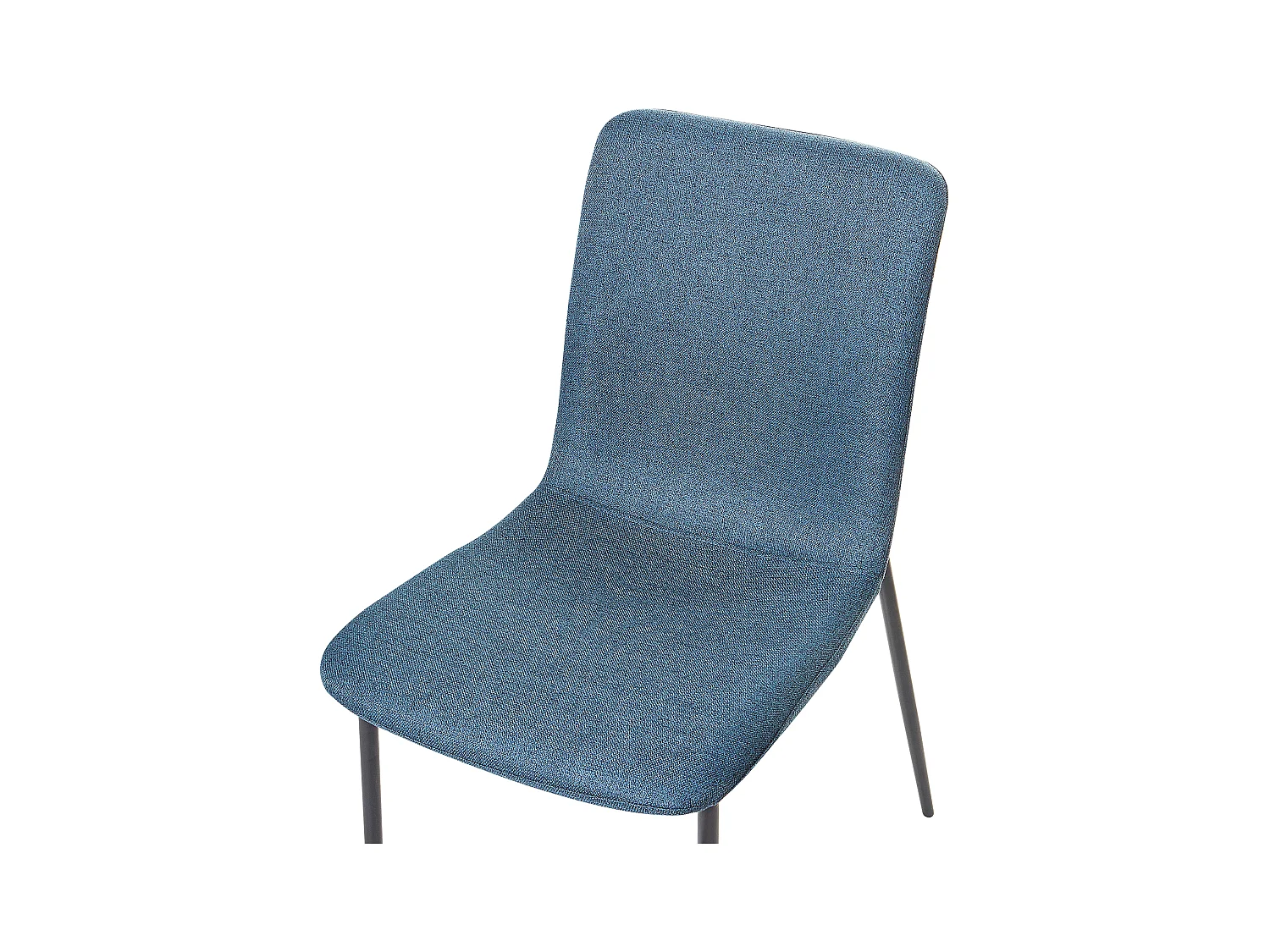 Set van 4 eetkamerstoelen GLENDIVE Donkerblauw