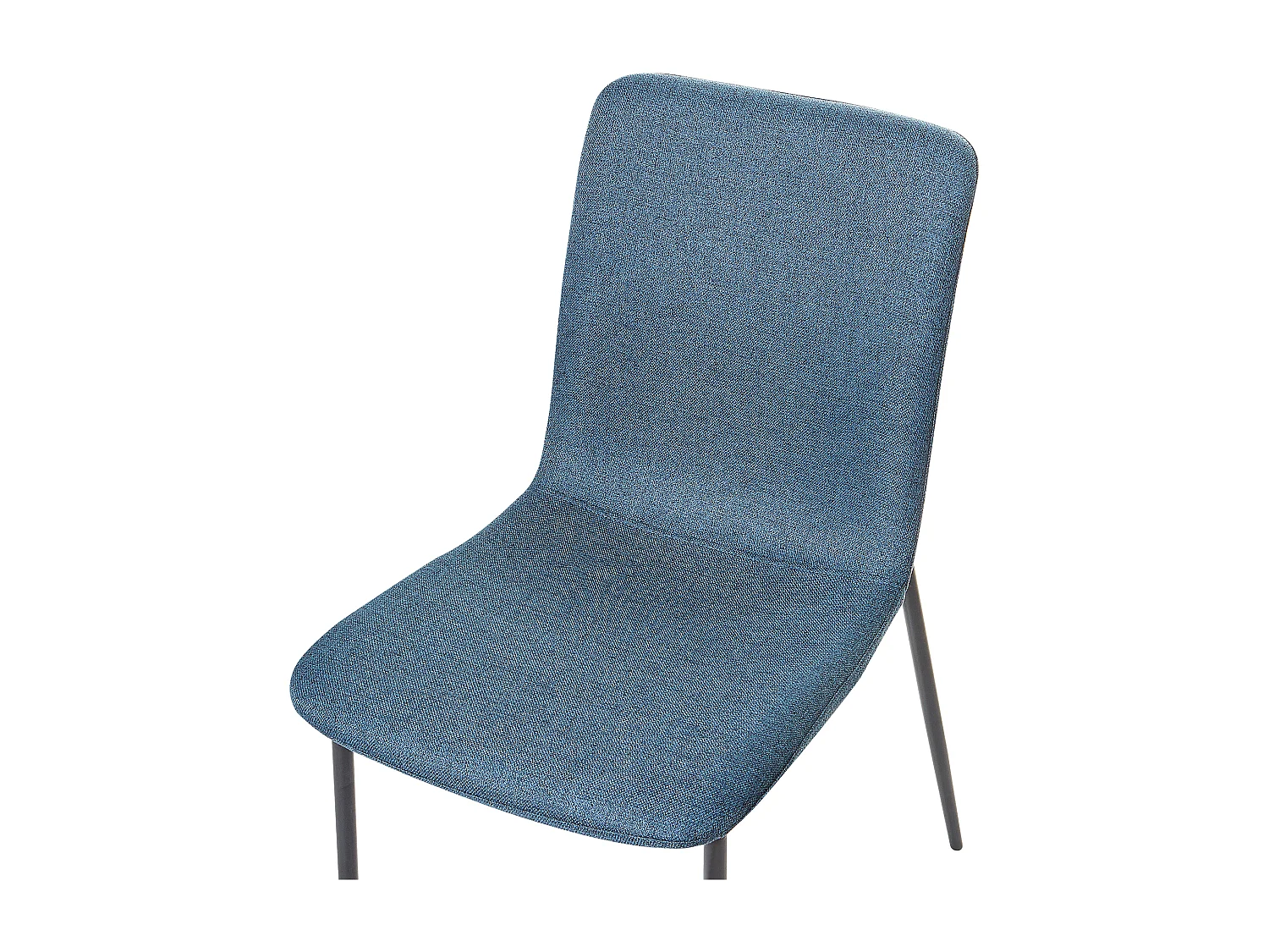 Lot de 4 chaises de salle à manger GLENDIVE Bleu foncé