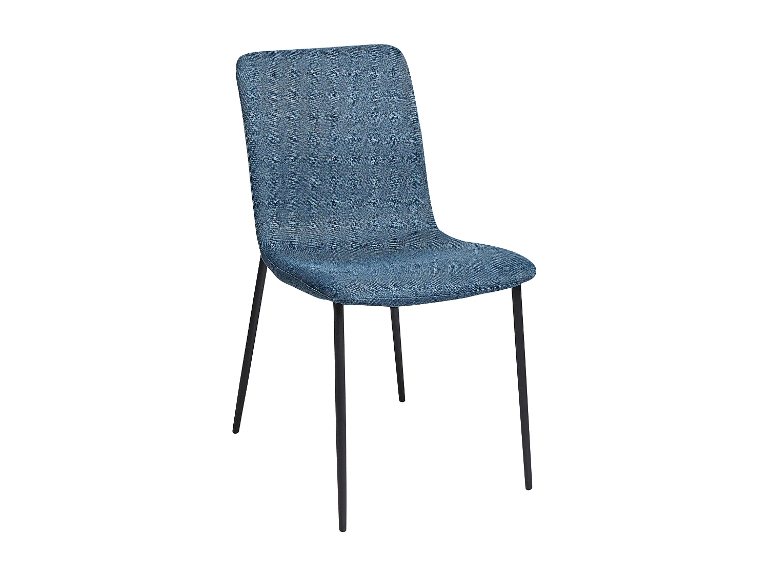 Lot de 4 chaises de salle à manger GLENDIVE Bleu foncé