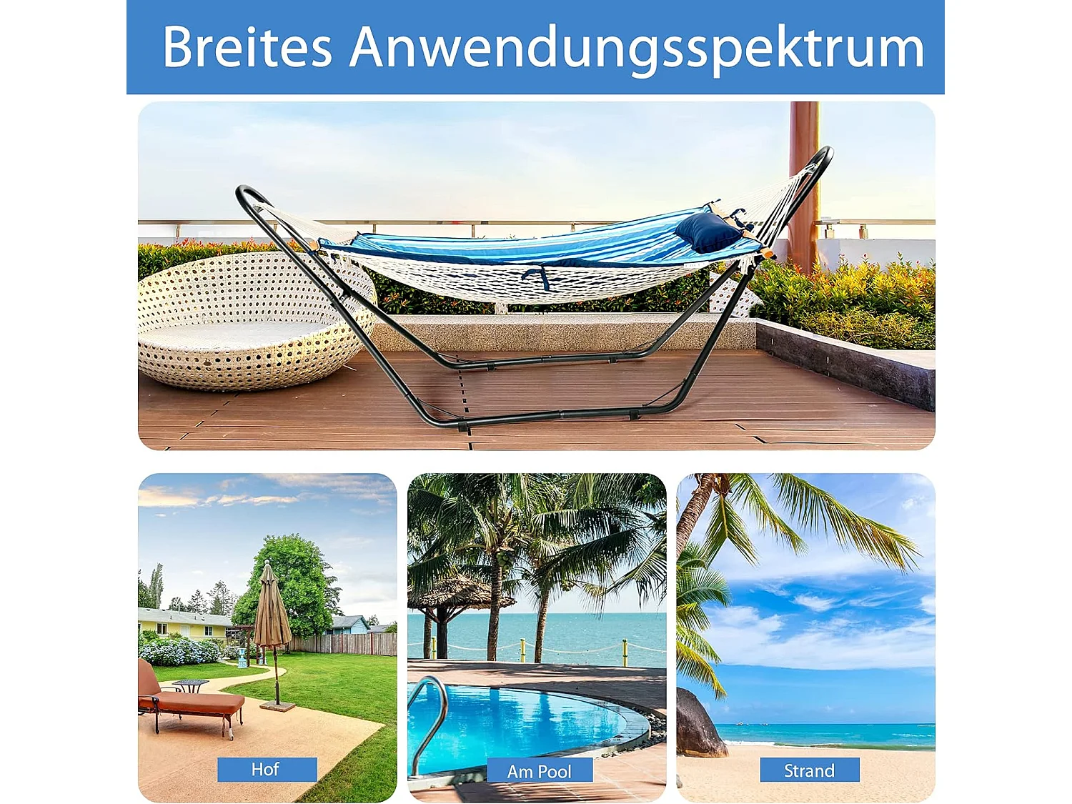 Hängemattengestell Metall