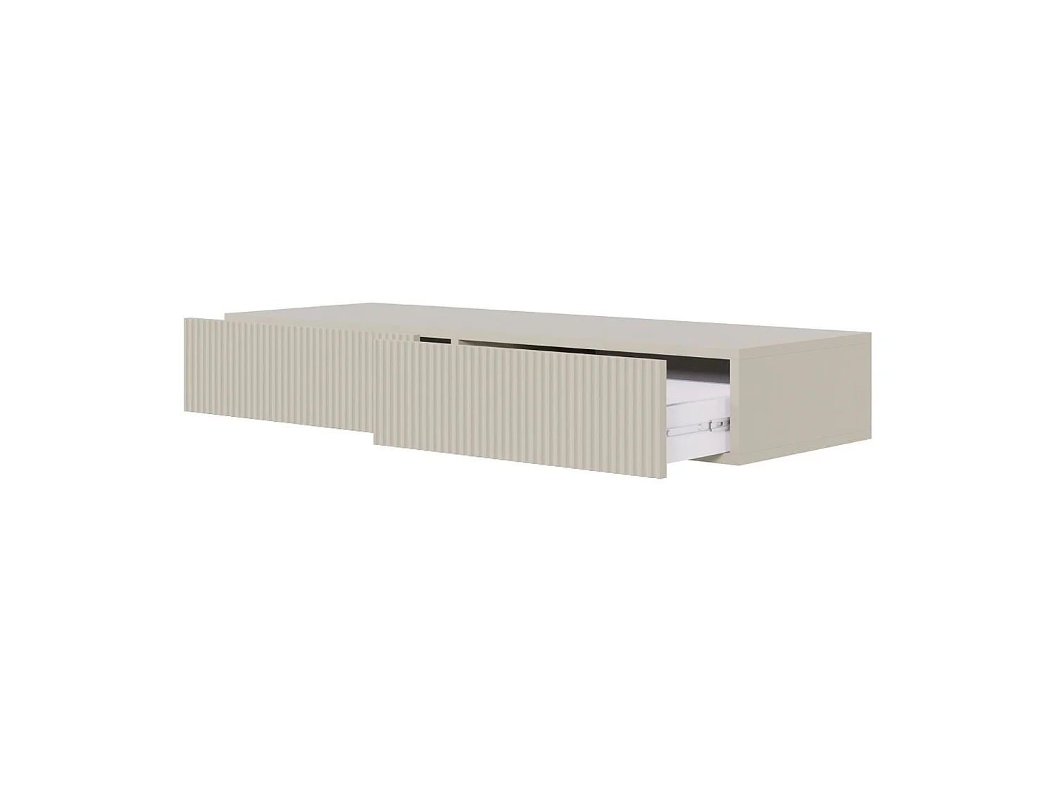 Coiffeuse avec tiroir - 110 cm - suspendu - grėge - VELDIO