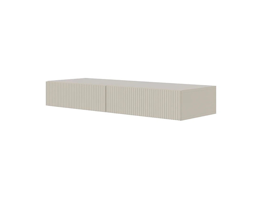 Coiffeuse avec tiroir - 110 cm - suspendu - grėge - VELDIO