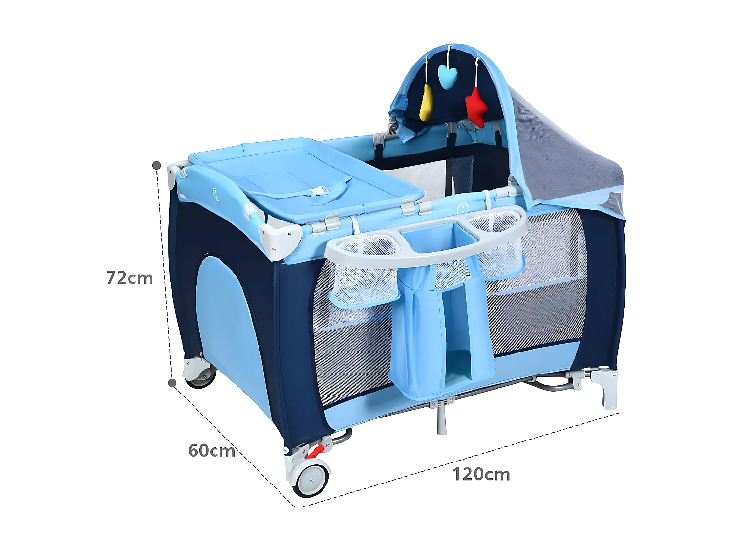 4 in 1 klappbares Reisebett