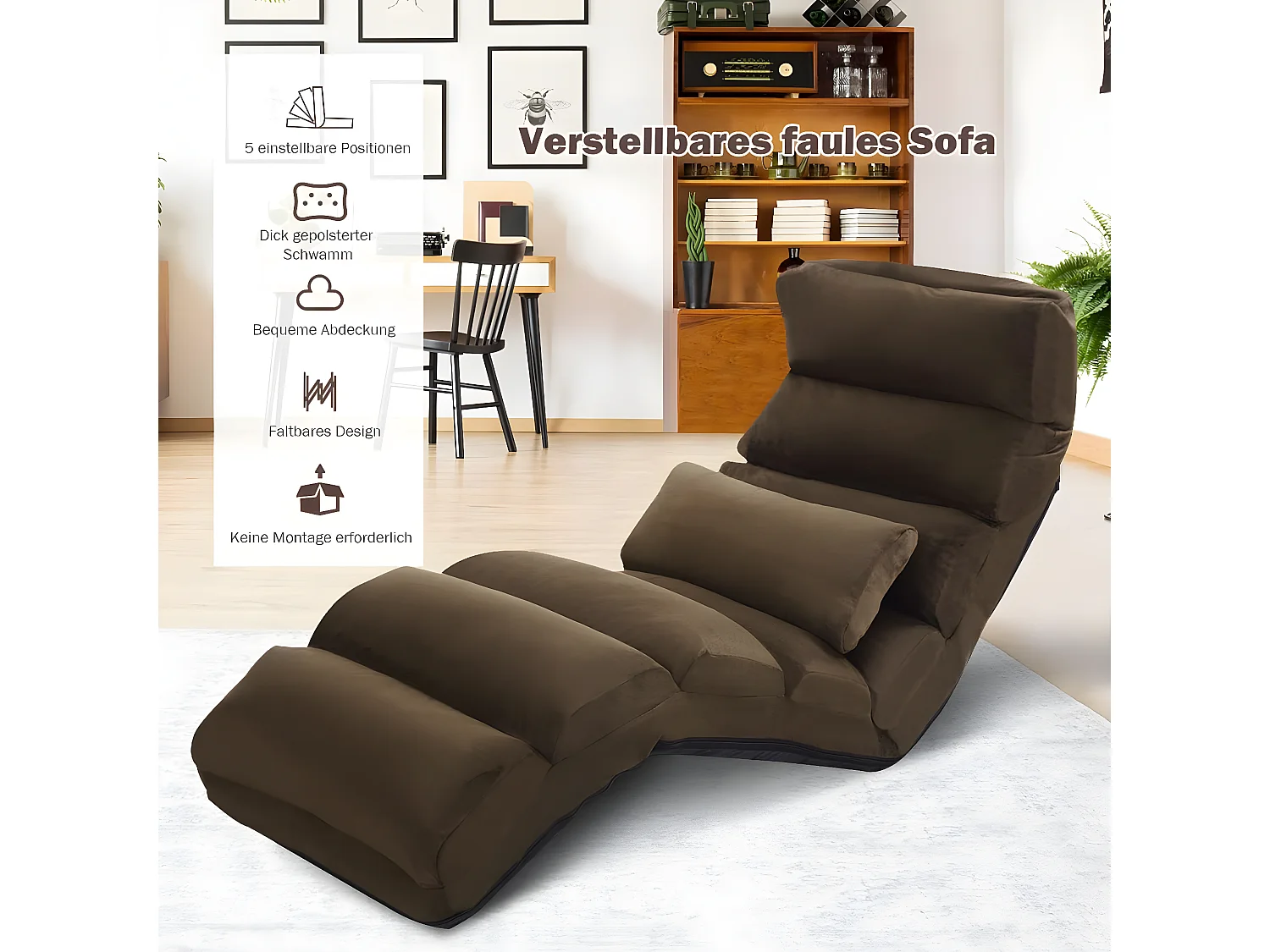 Bodenstuhl 5-Fach einstellbar