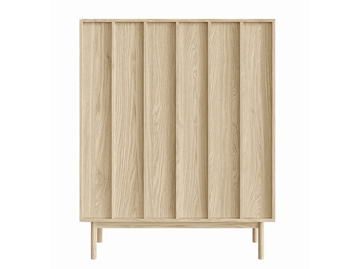Sideboard 3-türig - Eichenholzoptik - 150 cm - NEKSTO