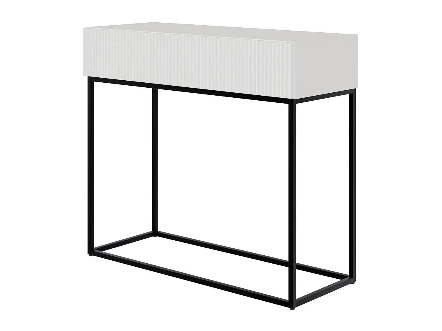 Konsolentisch mit Schublade - Weiß - 90 cm - VELDIO
