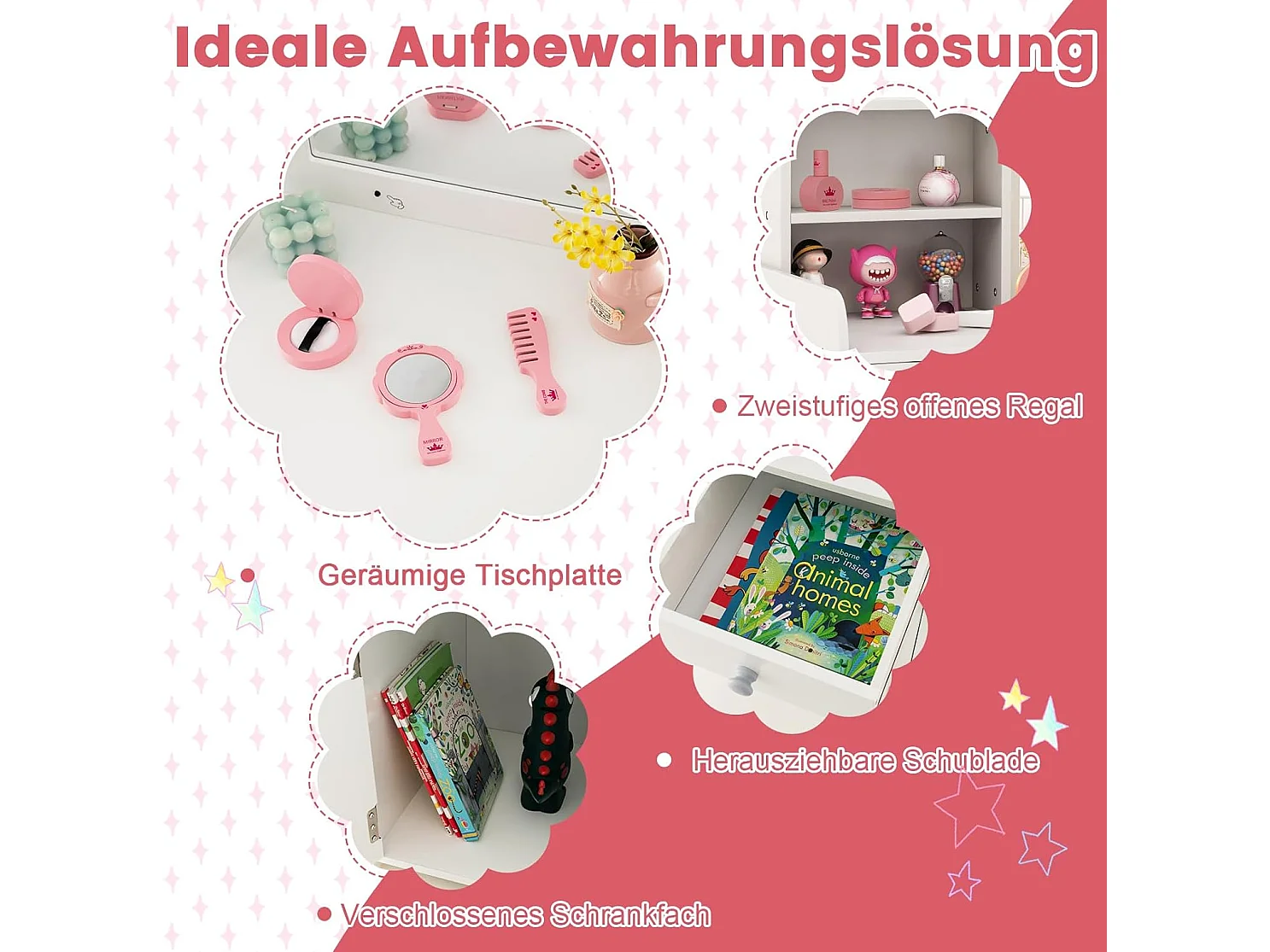 Kinder-Schminktisch TK32382ITDE