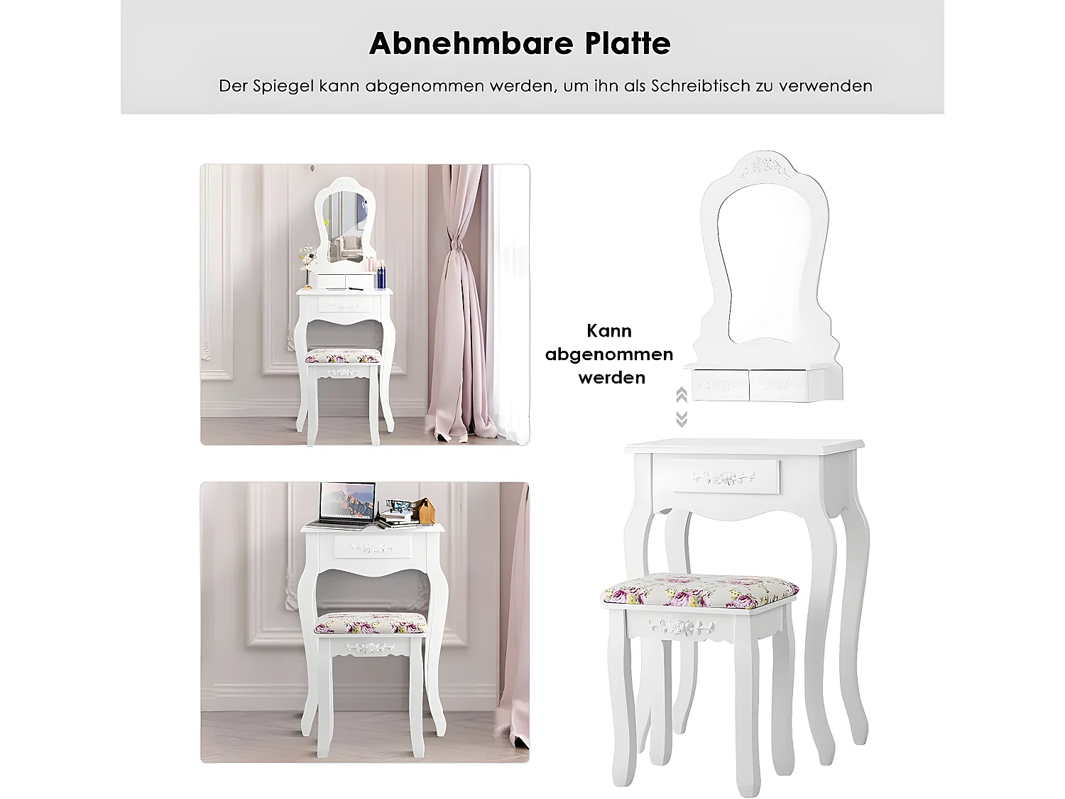 Schminktisch Set Kosmetiktisch