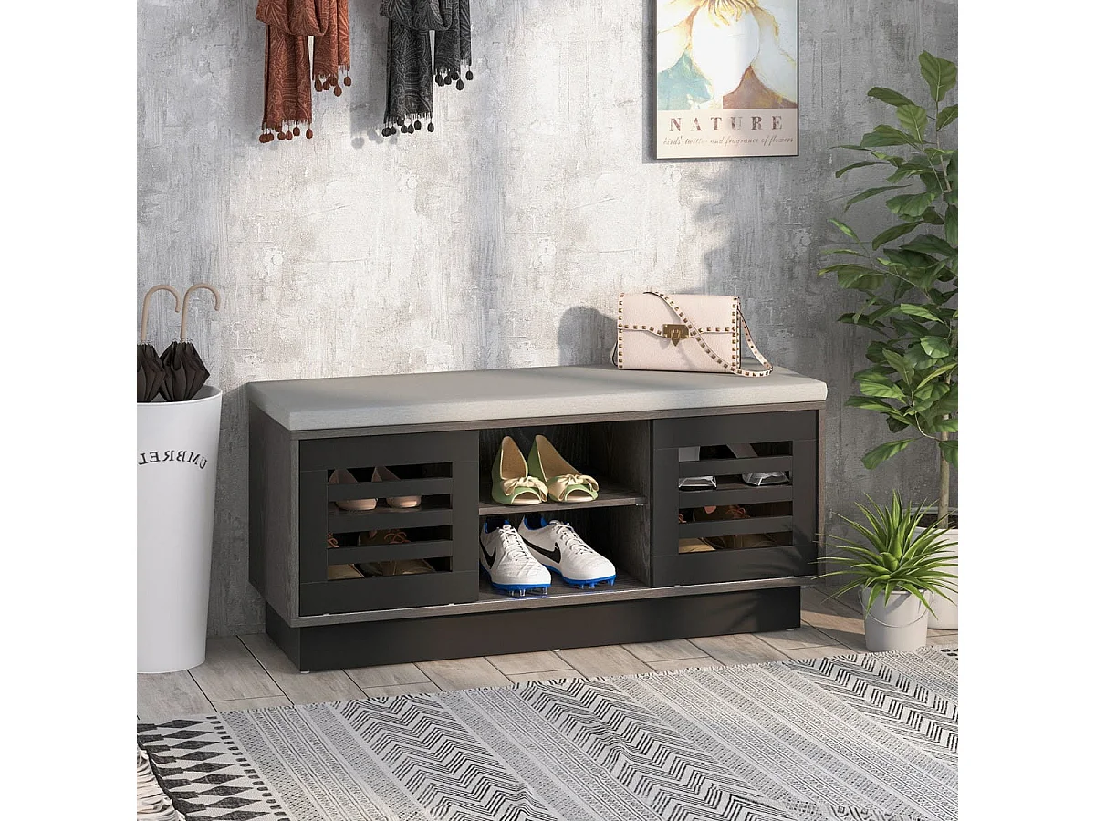Schuhschrank Kommode 99,5 x 34,5 x 46 cm