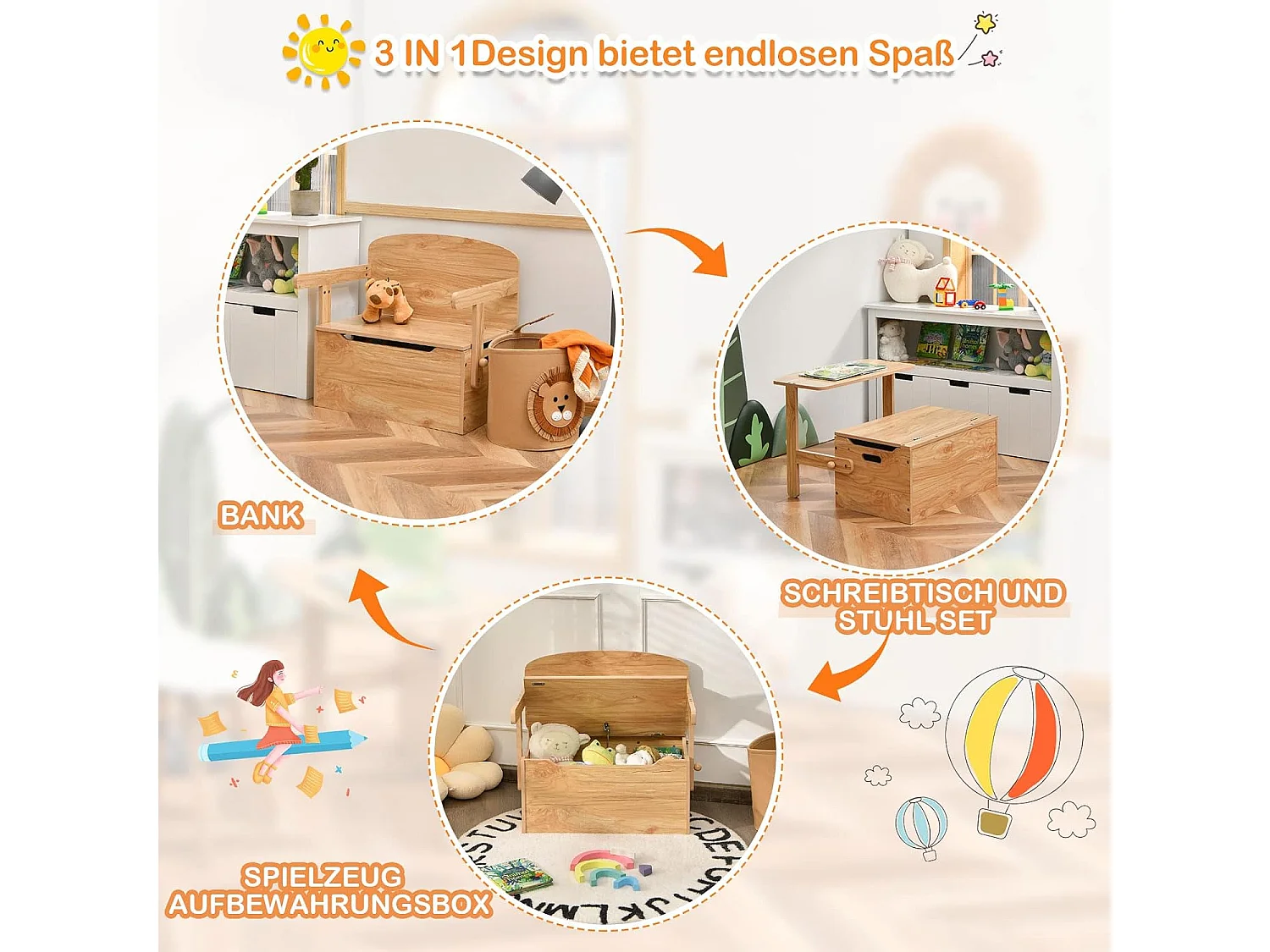 Kinder-Aktivitätstisch Set