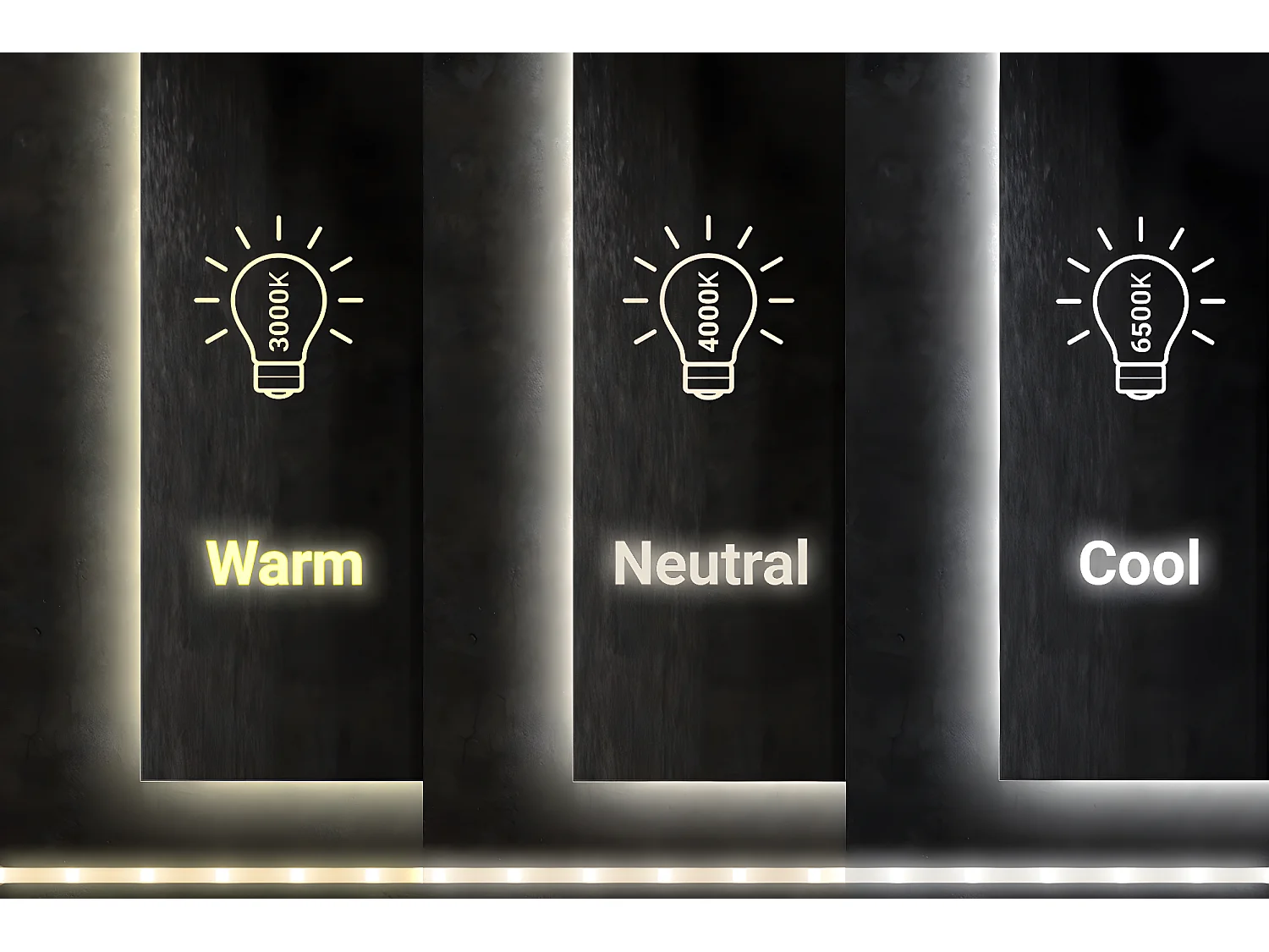 Unregelmäßiger Badezimmerspiegel – Tropfenform – LED-Wandbehang 35 cm x 70 cm – kaltes Licht