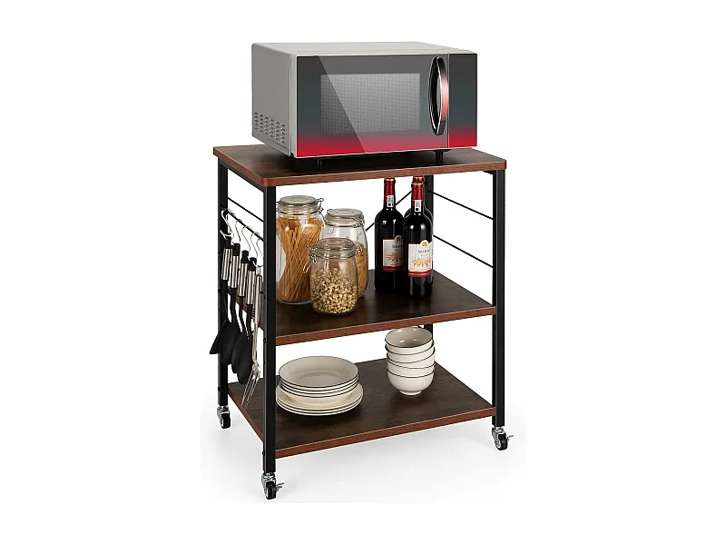 3 Ebenen Servierwagen