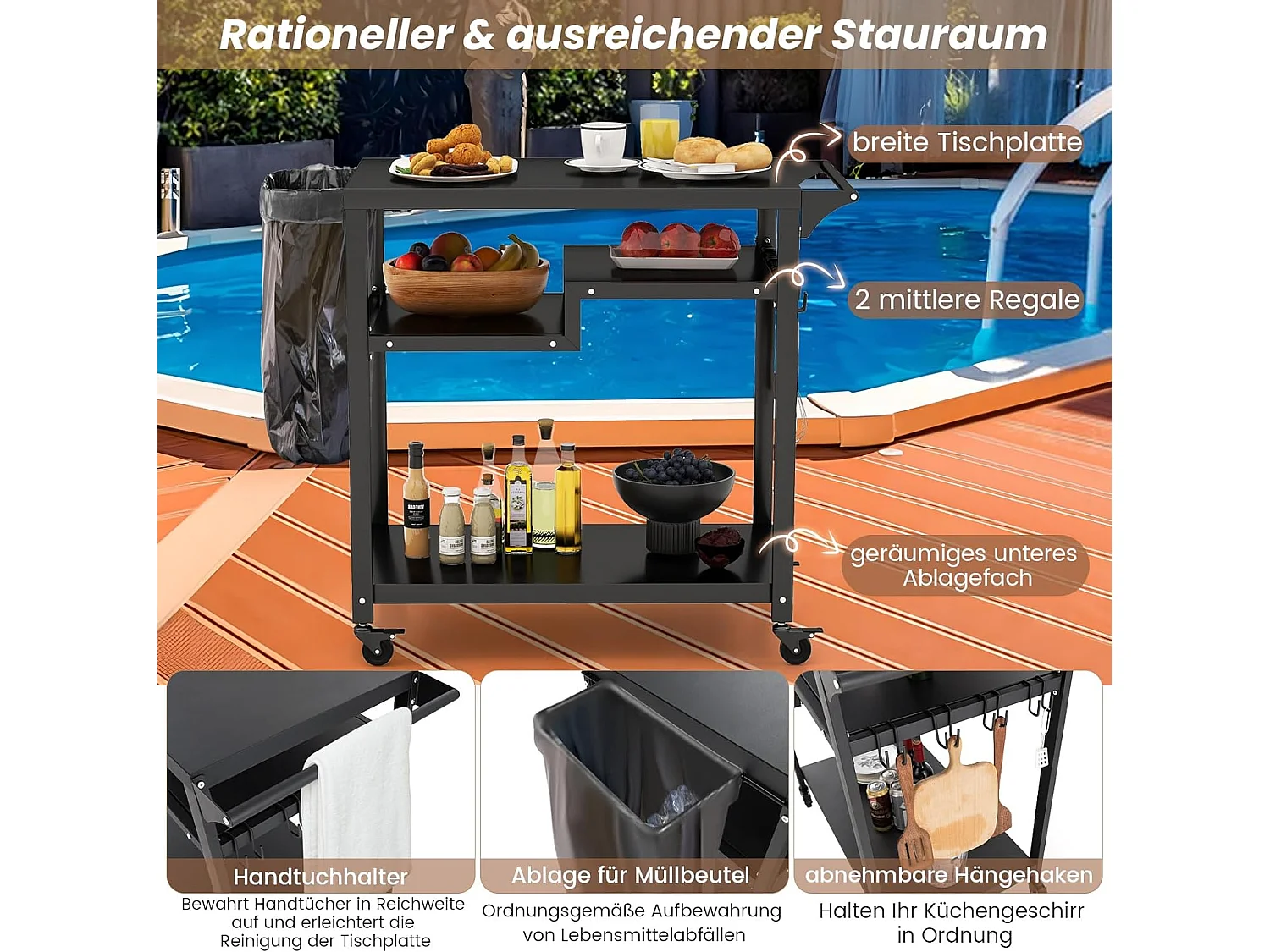 Grillwagen FT32271PW