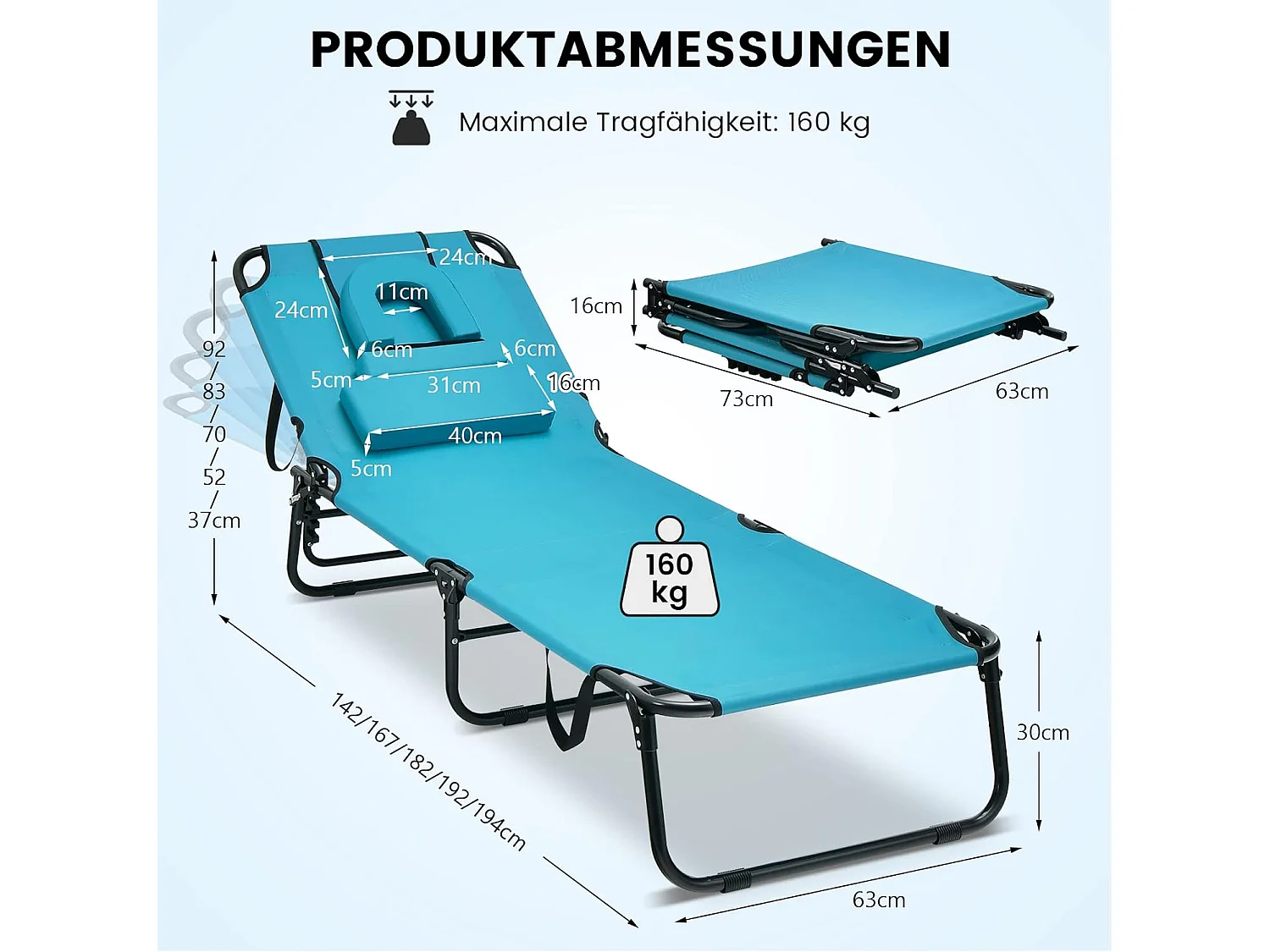 Sonnenliege ZB32169 (2er Set)