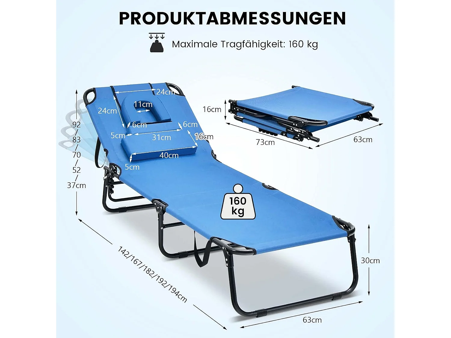 Sonnenliege ZB32169 (2er Set)