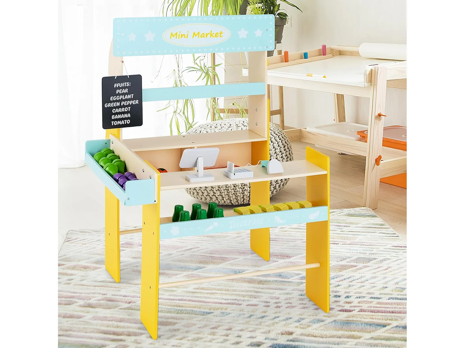 Kaufmannsladen aus Holz