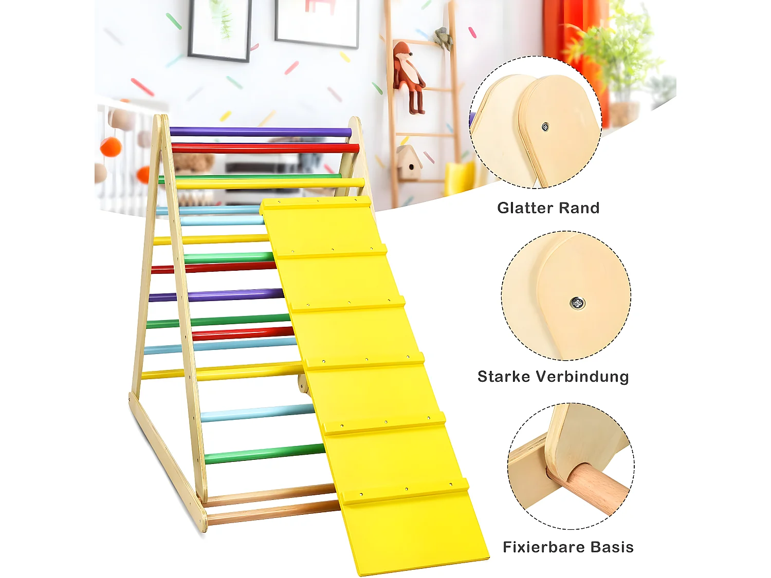 Kletterdreieck klappbar Klettergerüst