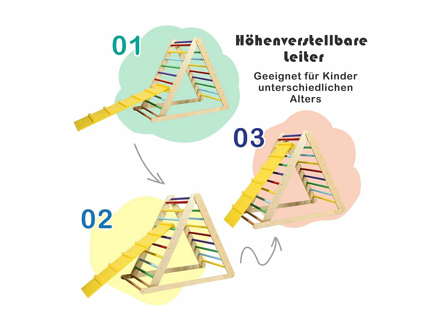 Kletterdreieck klappbar Klettergerüst