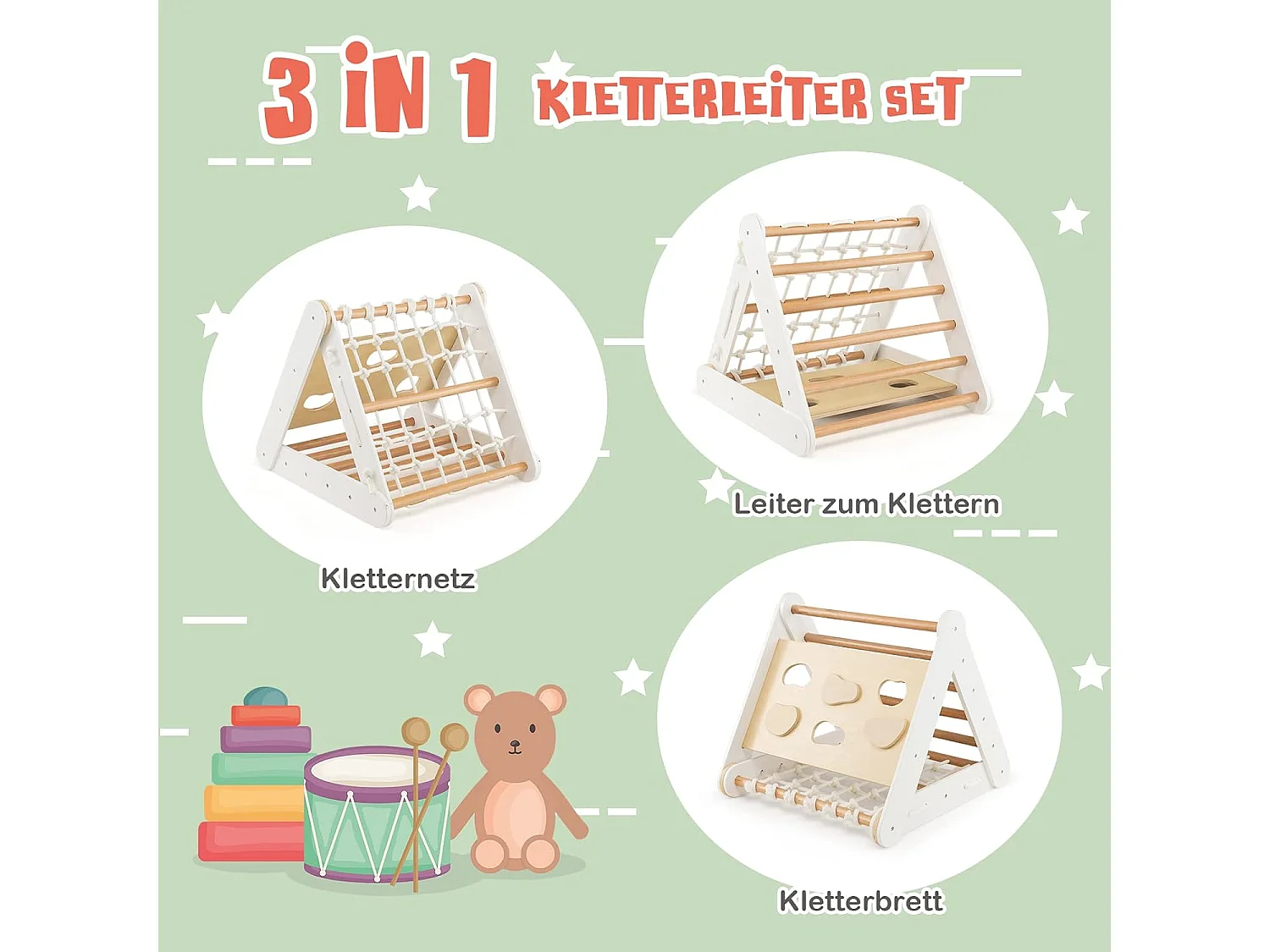 4 in 1 Kletterdreieck FE32274