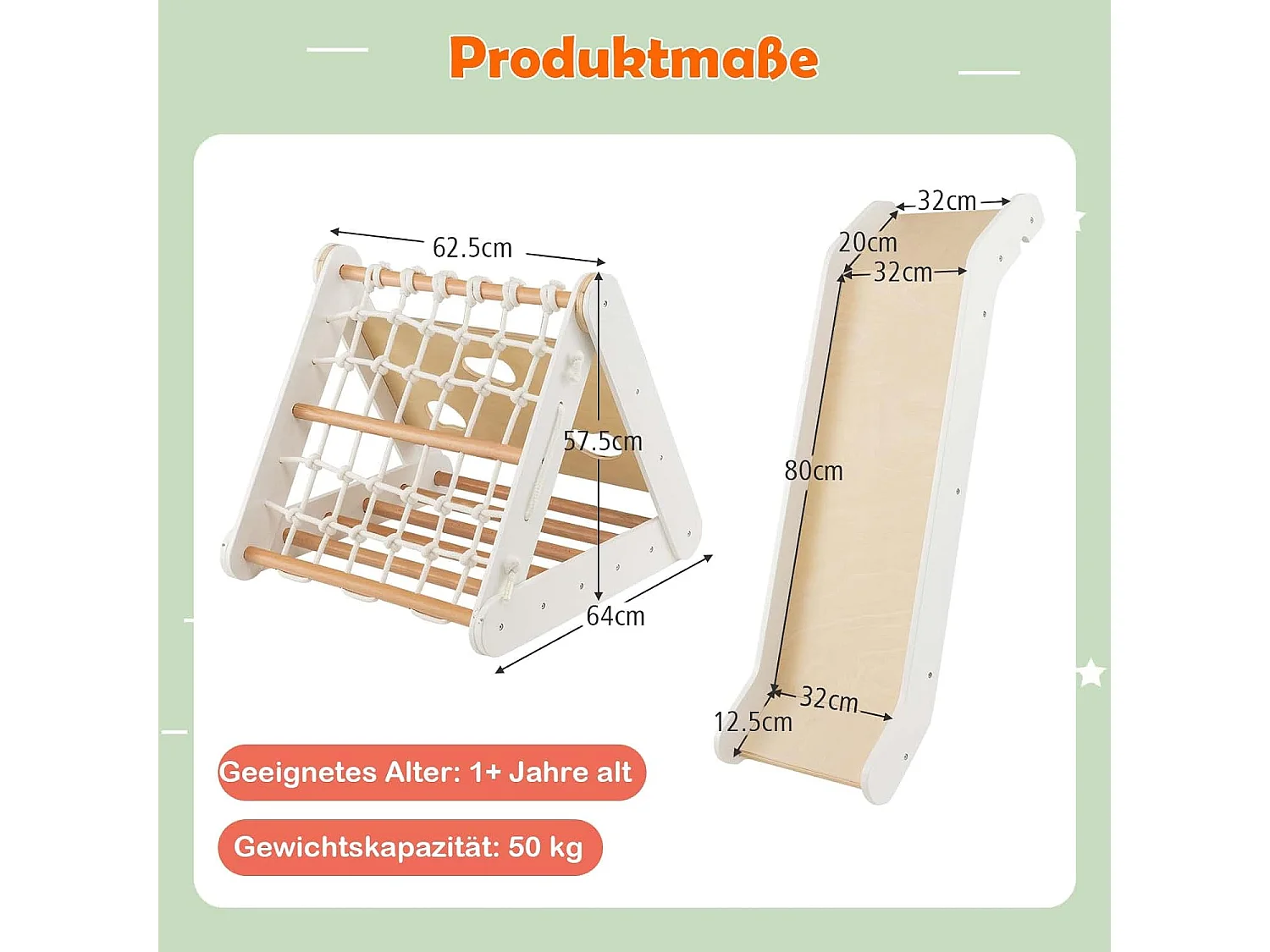 4 in 1 Kletterdreieck FE32274