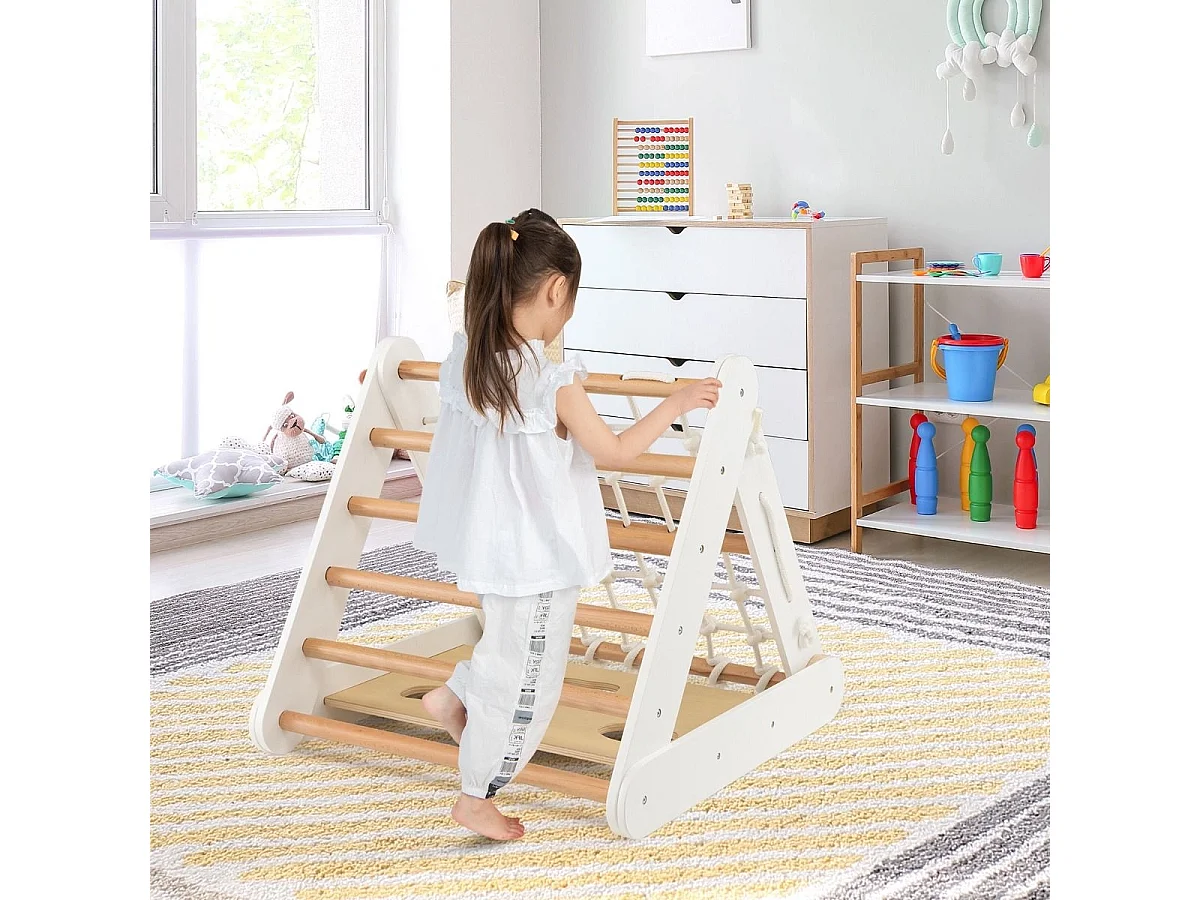 4-in-1-Kletterdreieck für Kinder „Kletterer“ – Kletterwand