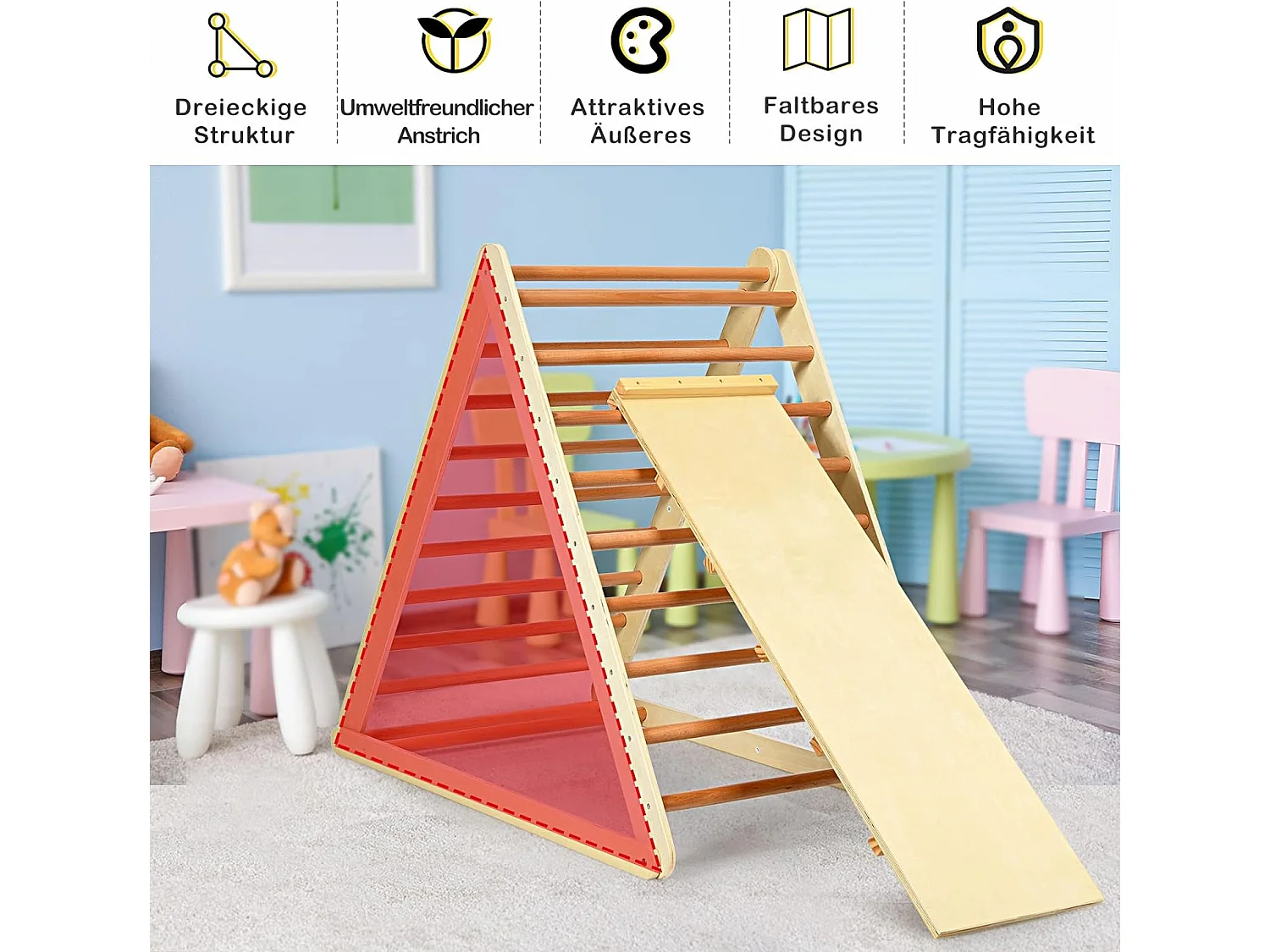 Kletterdreieck klappbar Klettergerüst