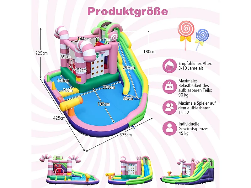 Hüpfburg mit Gebläse